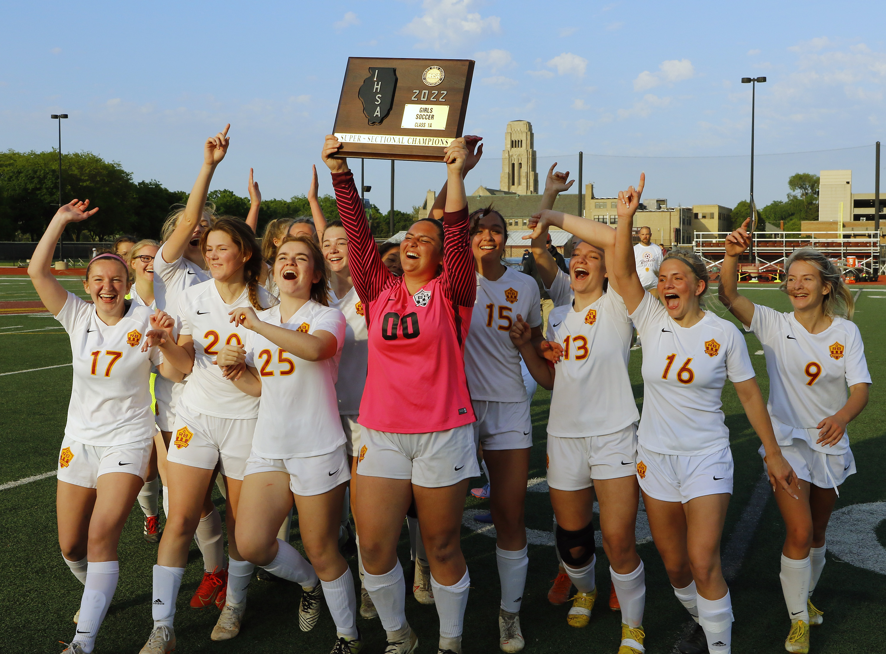 Girls soccer Richmond Burton clinches state berth with win over