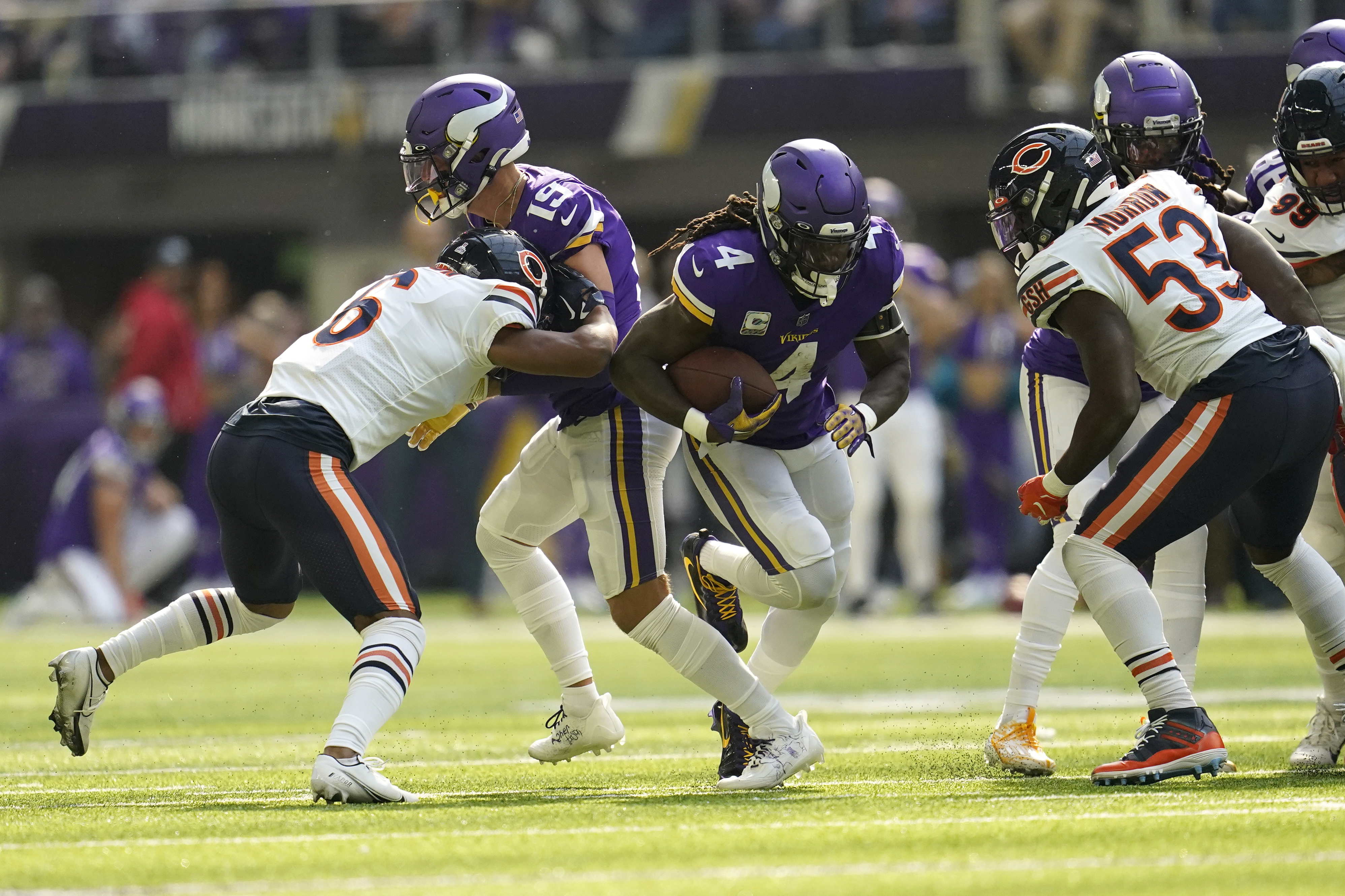 Bears' Ihmir Smith-Marsette says Vikings defender 'flopped' on