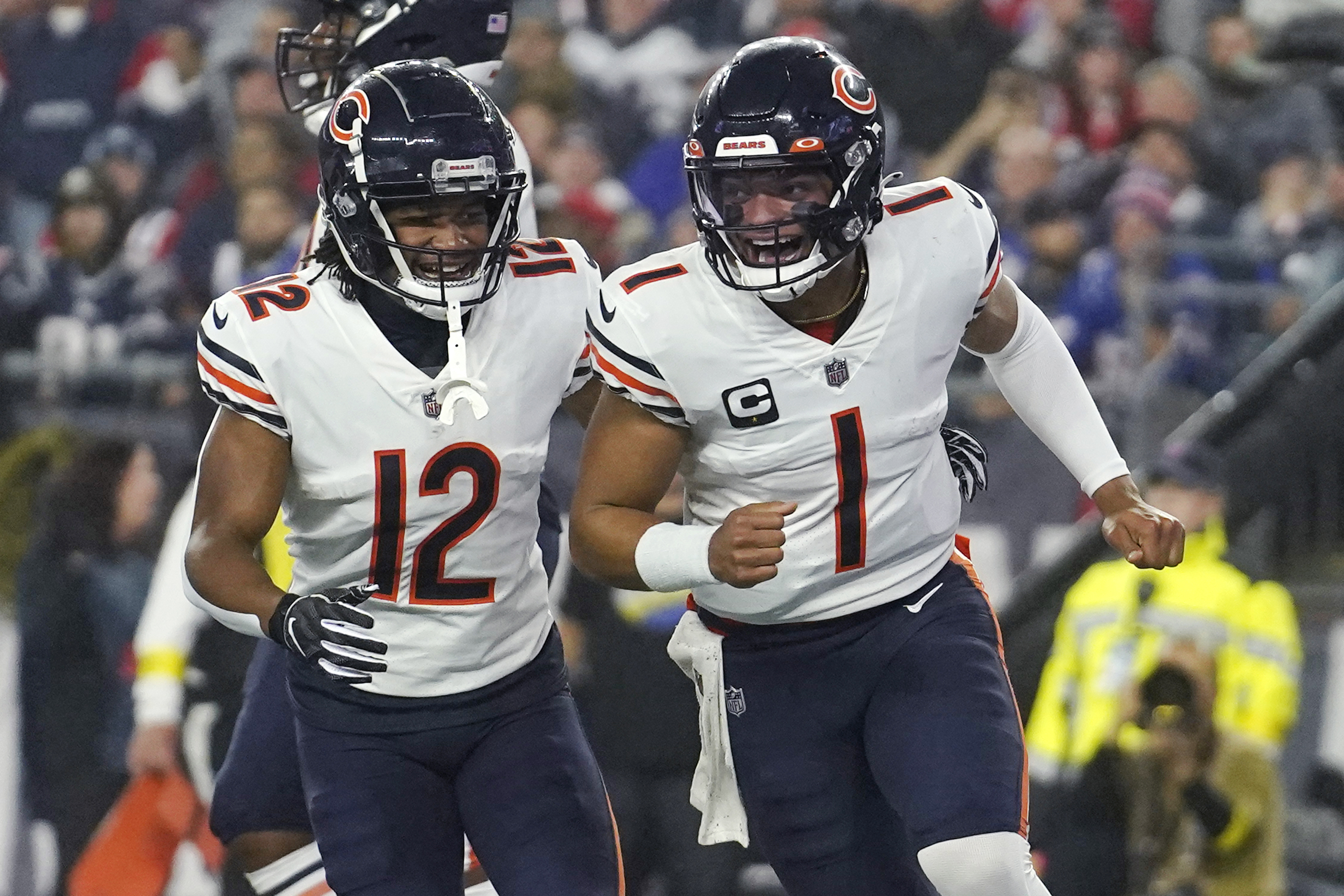 Justin Fields Bears Win Over Patriots - Marquee Sports Network