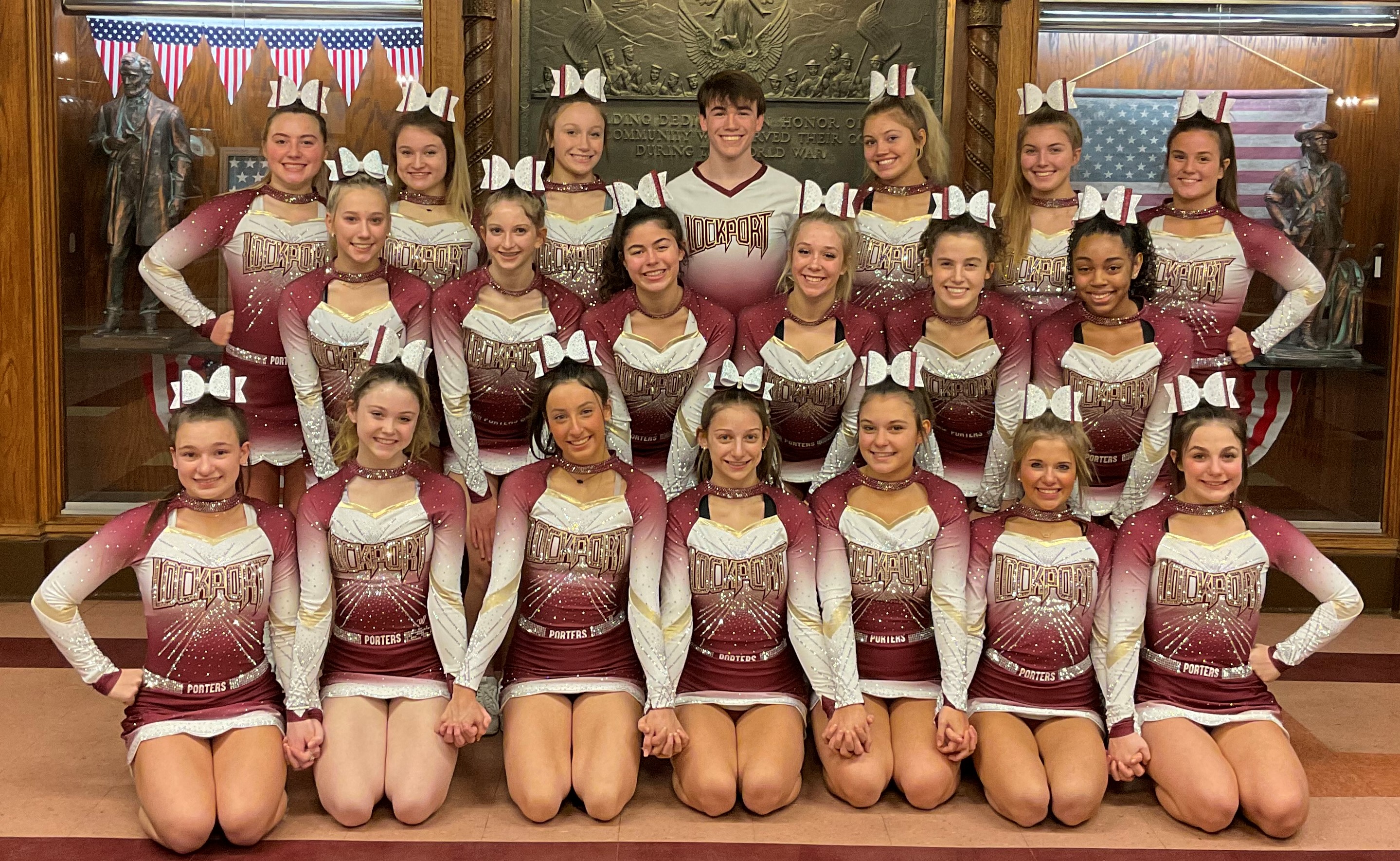 Multiple area teams qualify for Large Team Competitive Cheer finals photo