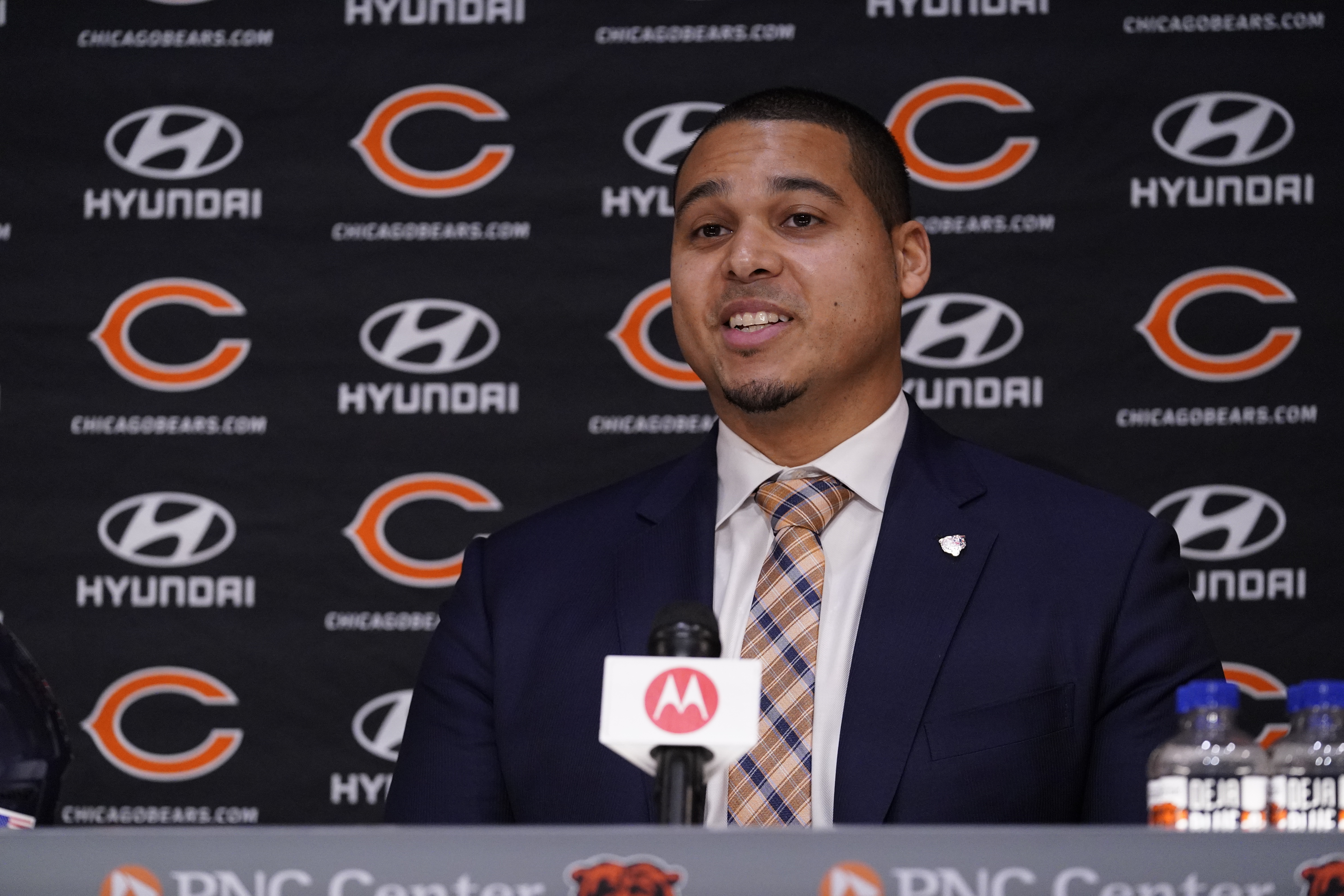 Bears general manager Ryan Poles believes the team can work its way out of  its current troubles