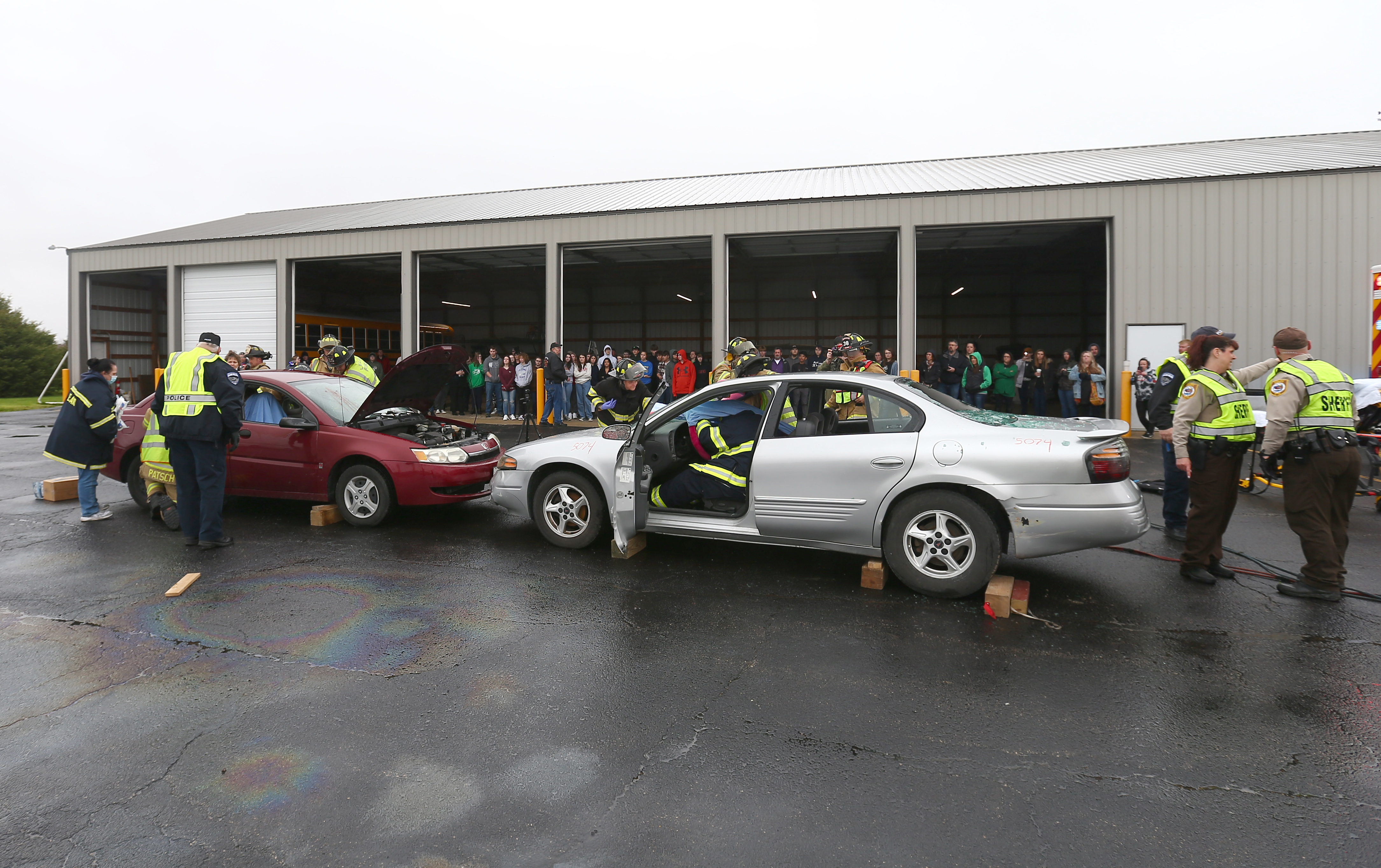 Leland High School hosts mock prom disaster drill to hit home safety lesson  – Shaw Local