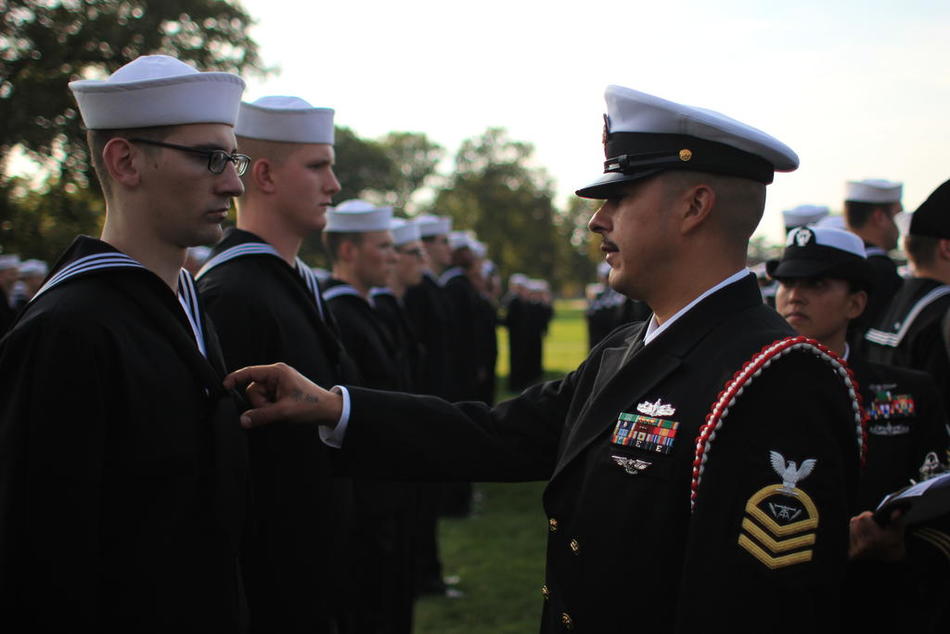 TSC conducts service dress blue uniform inspection  Shaw Local