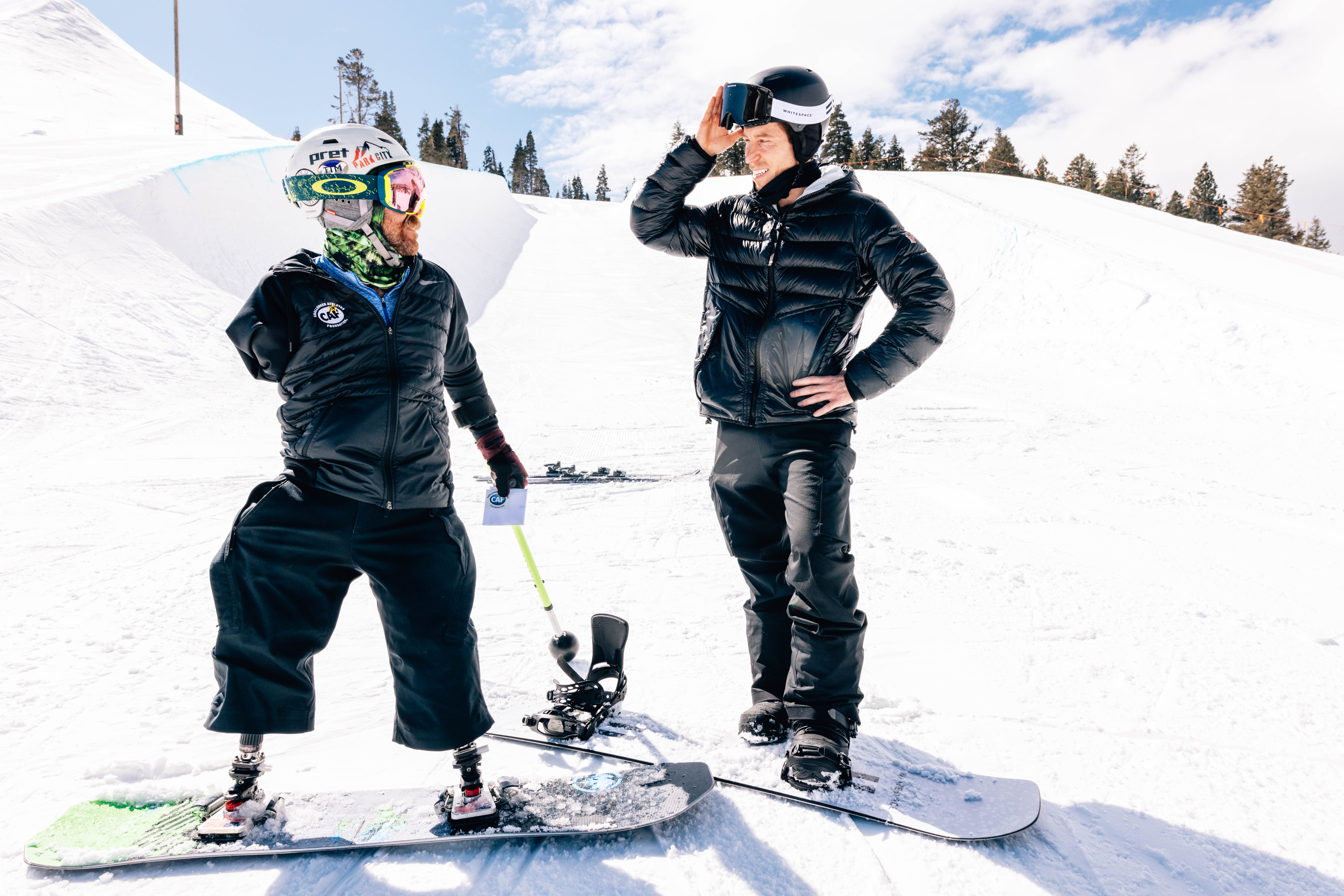Shaun White during Snowboarding Champs Shaun White and Hannah