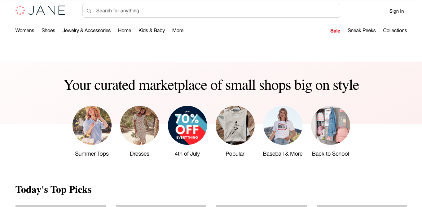 Utah-based online marketplace, meant to empower women's business