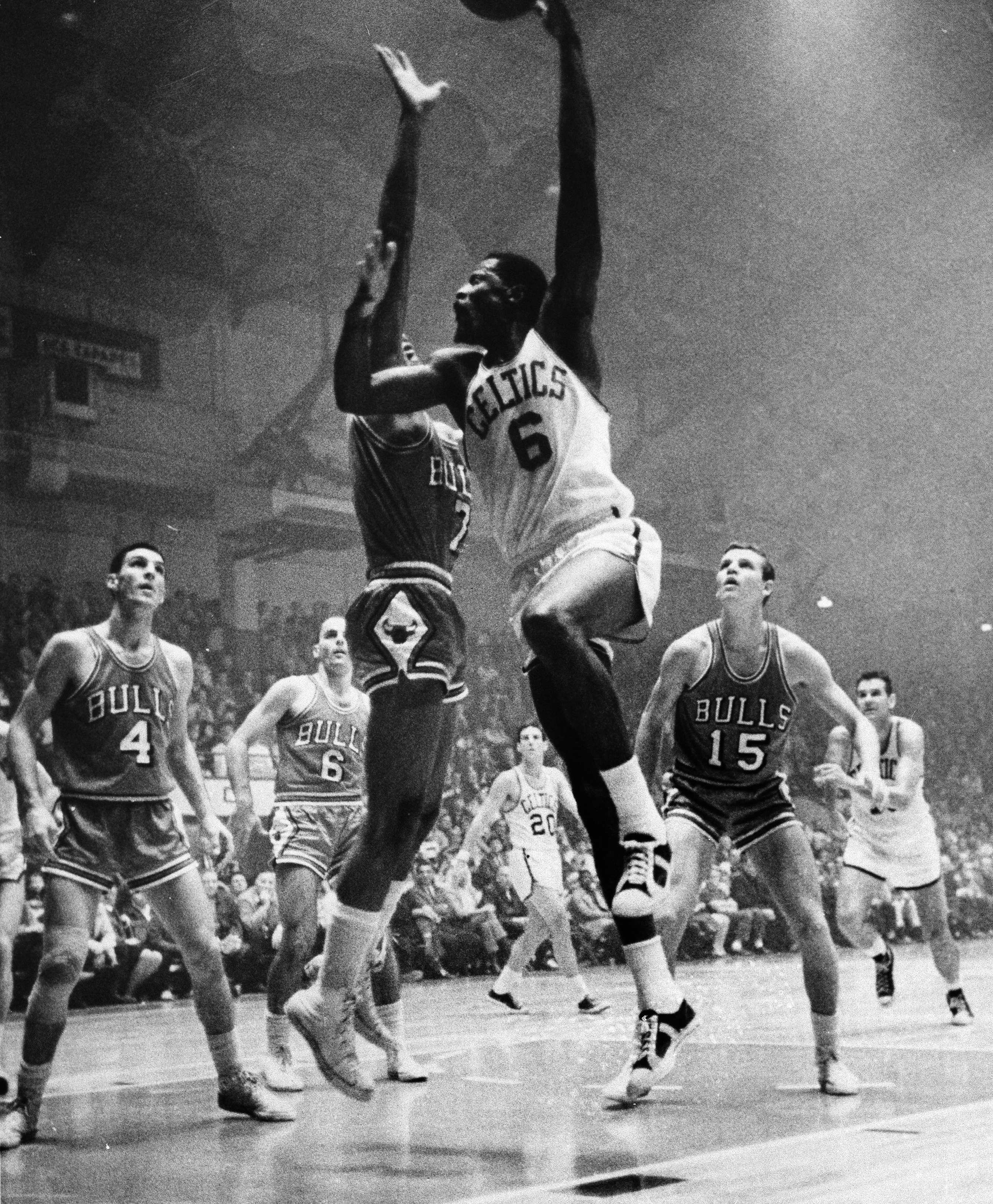 Oscar Robertson and Jerry West by Wen Roberts
