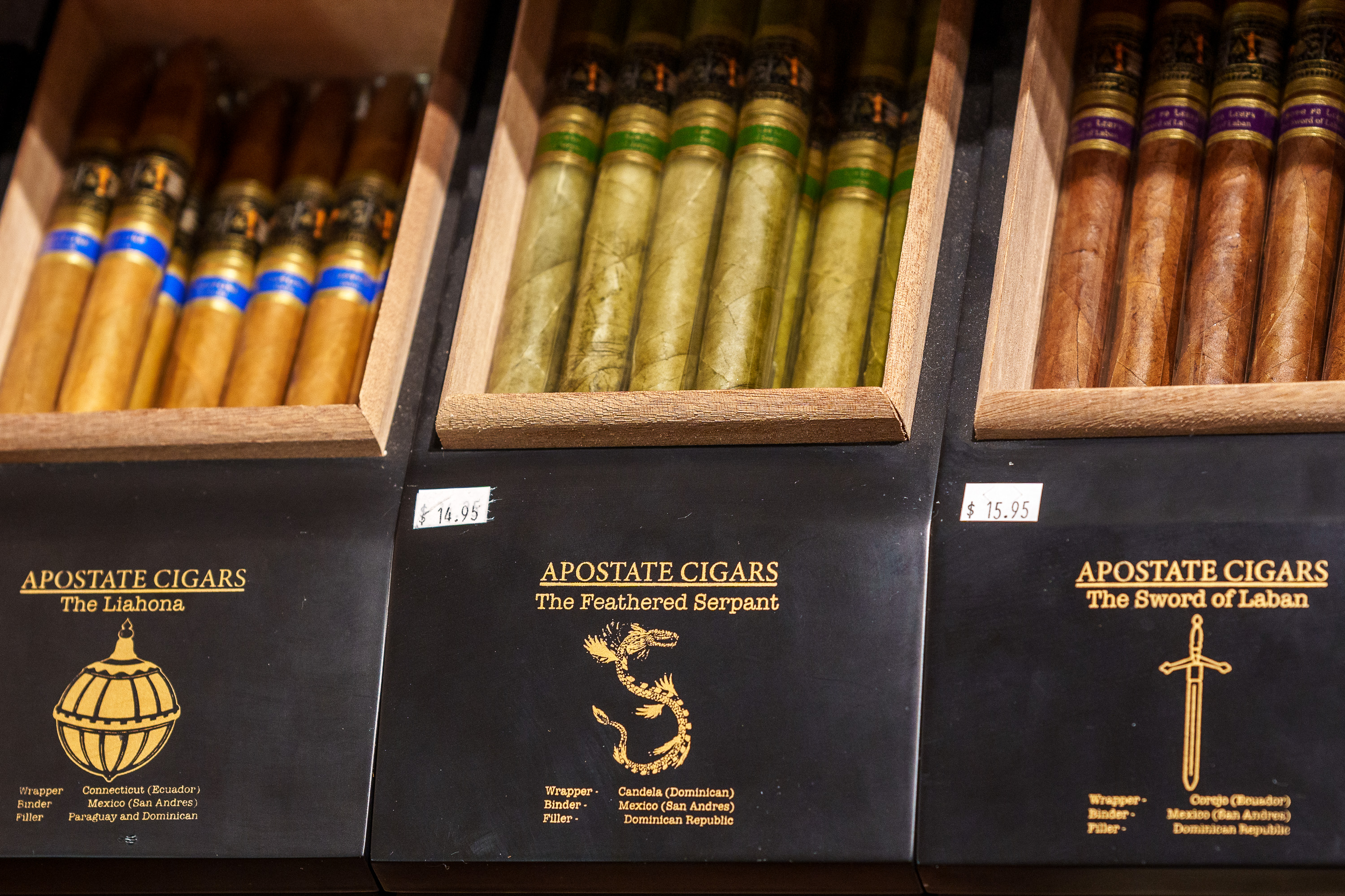 Utah-based cigar brand draws cheeky inspiration from the Book of Mormon