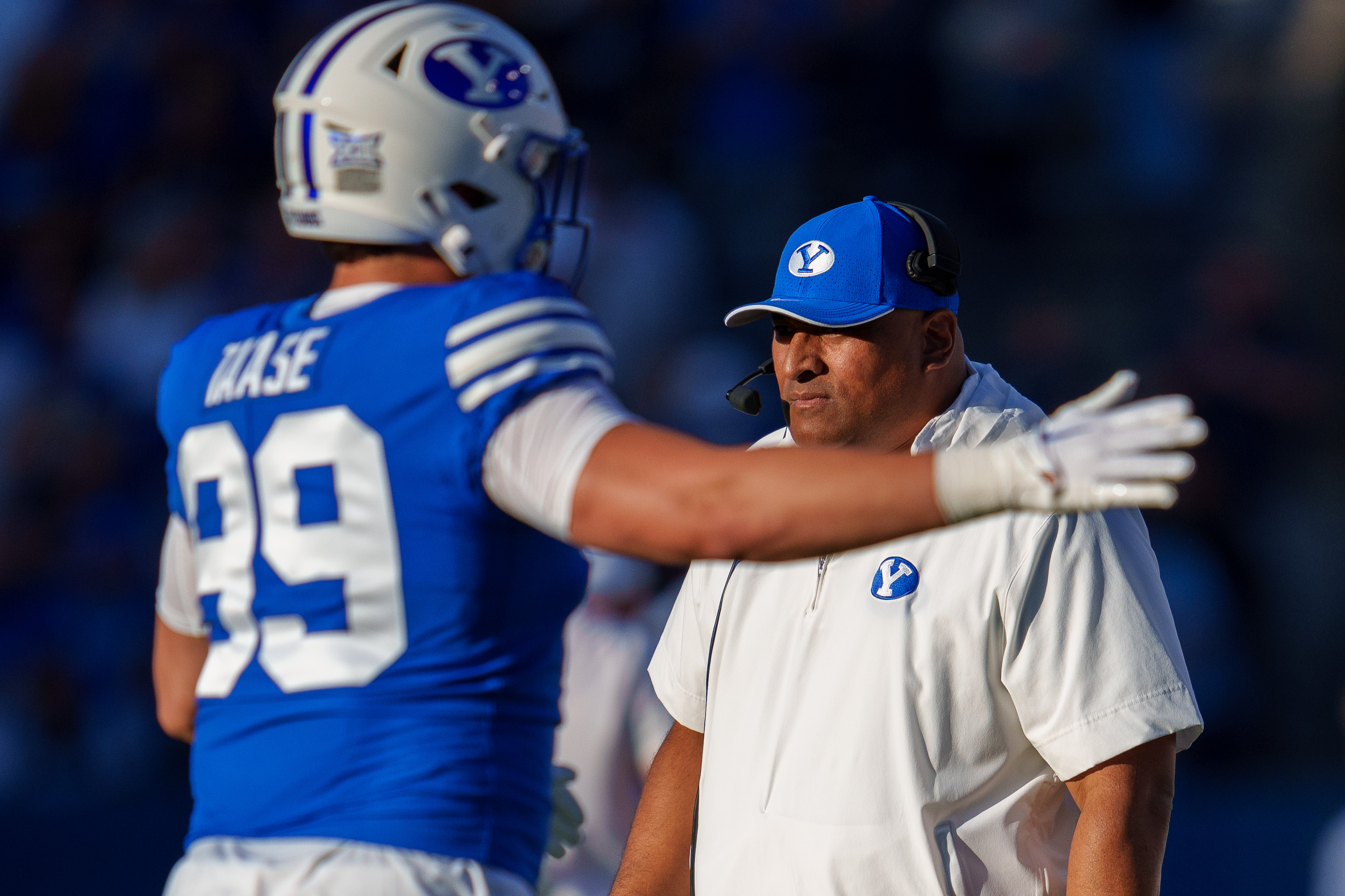 Texas Tech's Joey McGuire responds to BYU's Tyler Batty, saying players  never spit on Batty