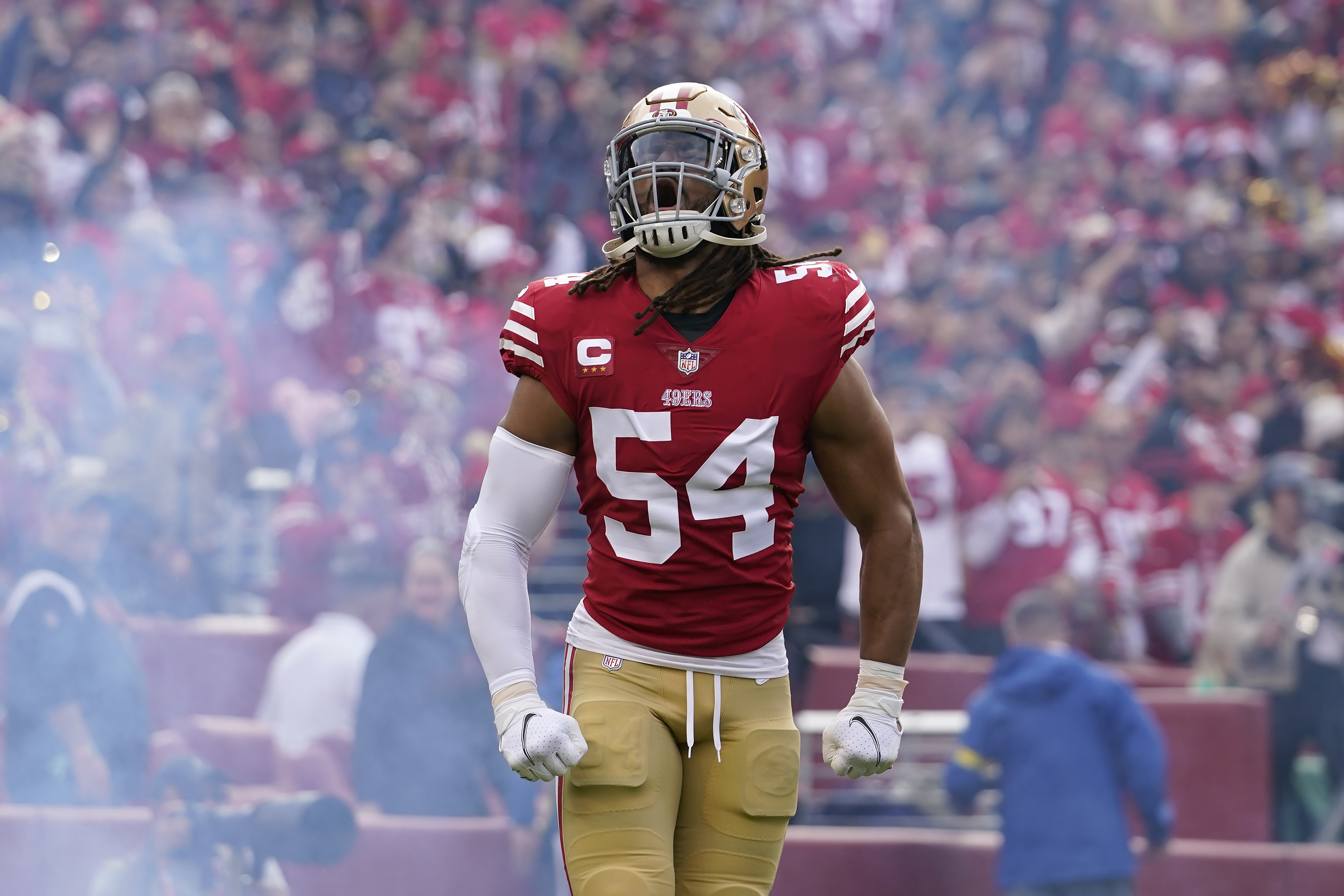 49ers linebacker Fred Warner, from BYU, is a first-team All-Pro selection