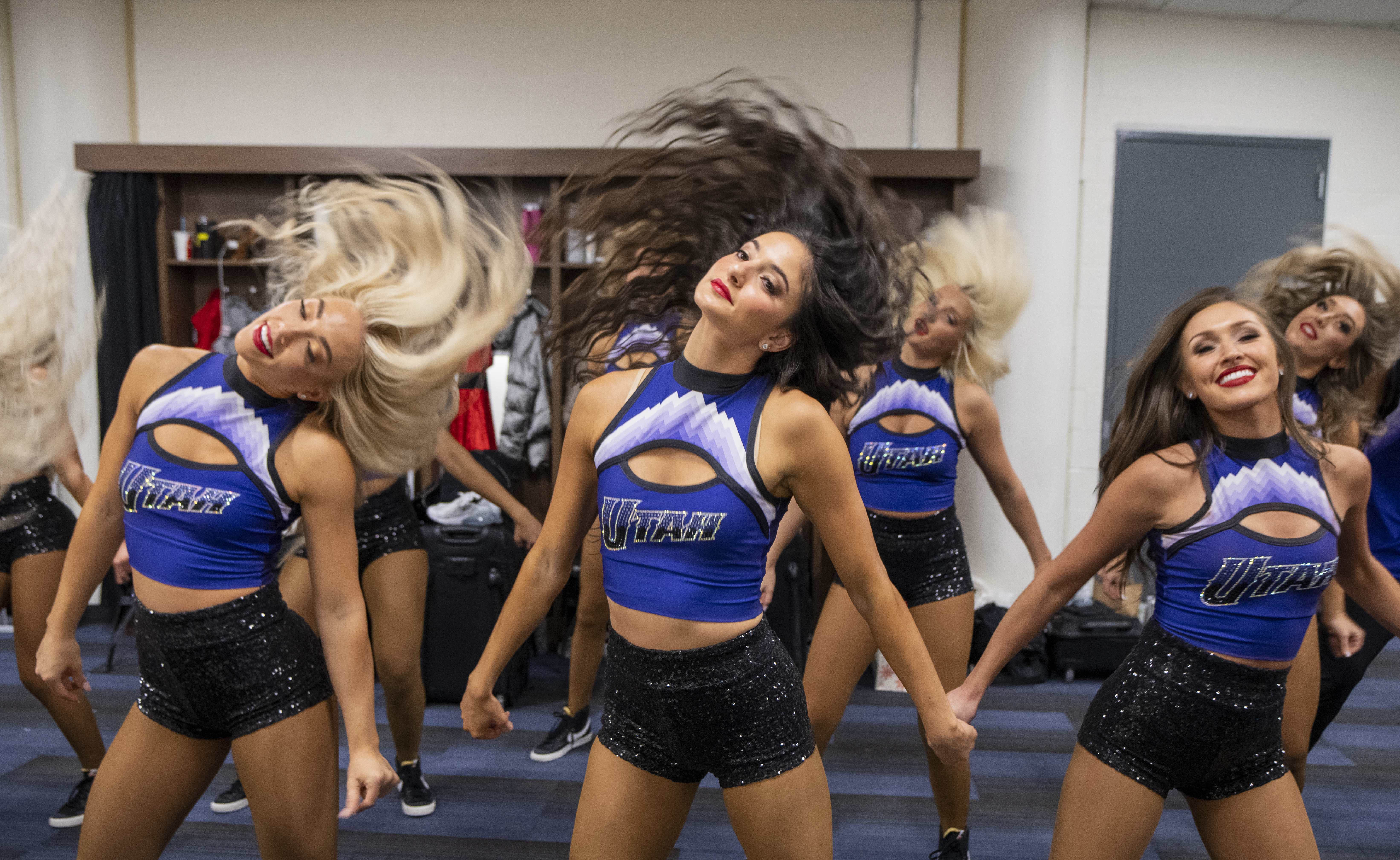 Hours of work go into Utah Jazz Dancers' performances at Delta Center