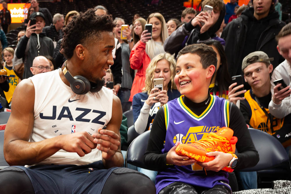 Donovan Mitchell and mom talk about growing up Spida