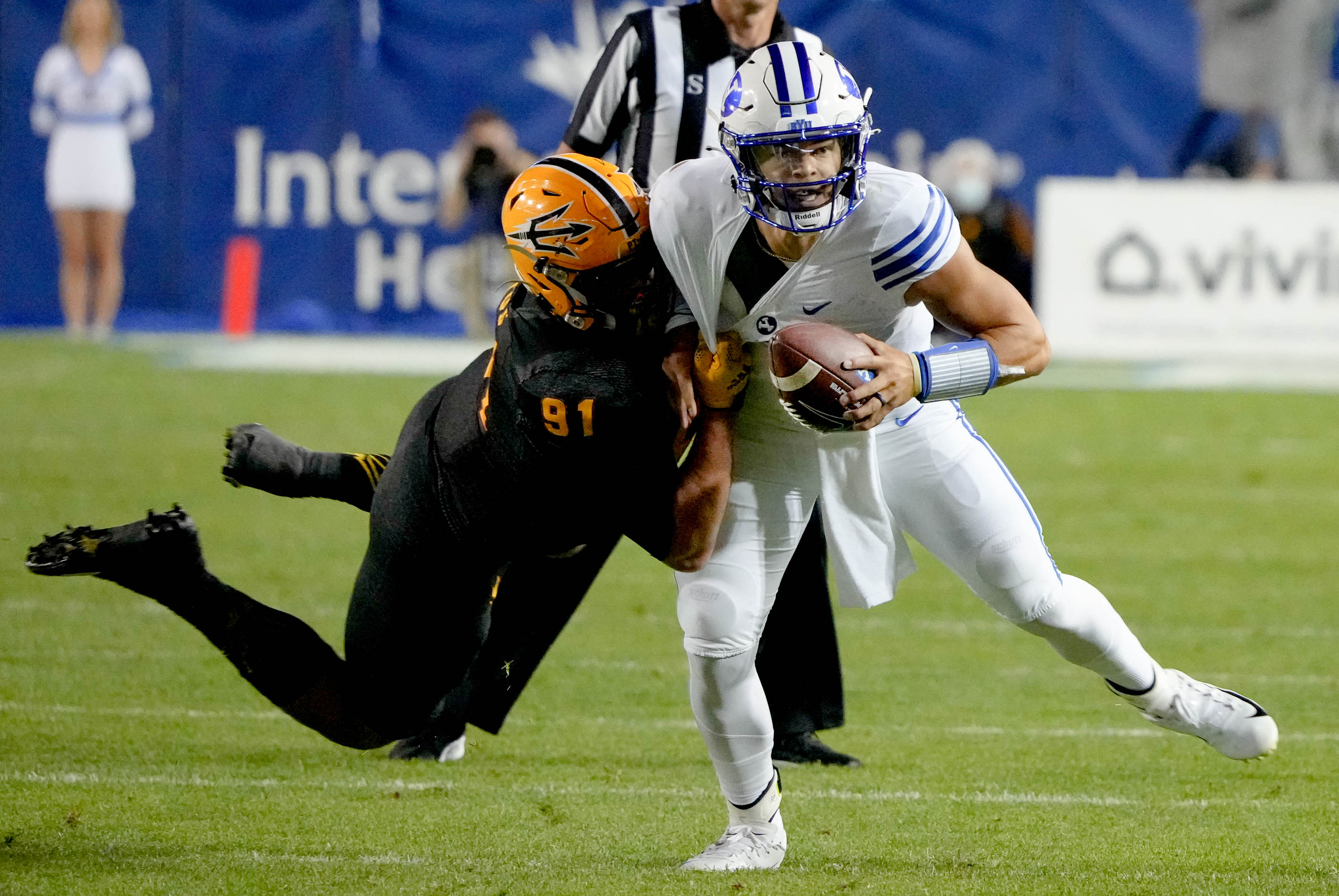 'I am out here playing for you': BYU's Tyler Allgeier and his #F