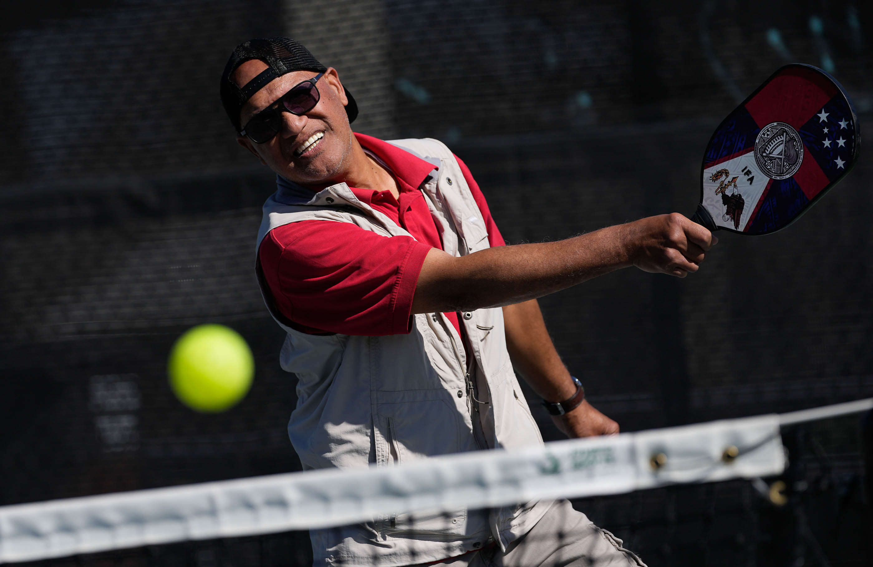 Professional Pickleball Players Visit New Pickleball Courts at