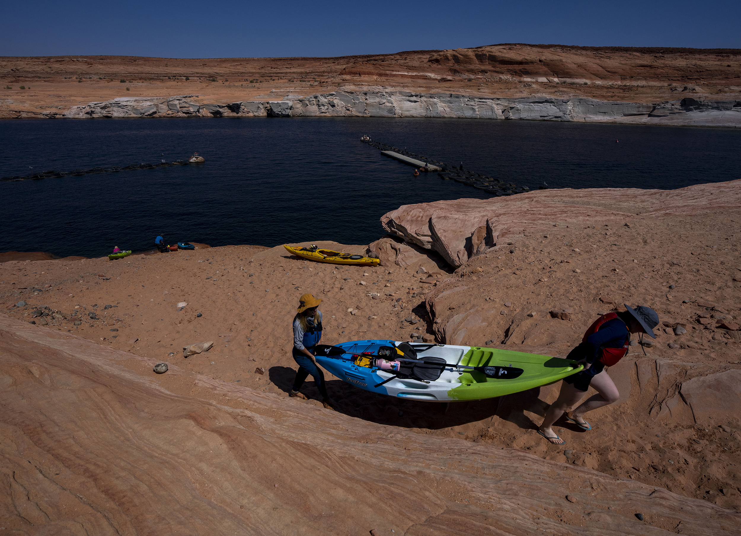 National Park Service Struggles To Keep Boat Ramps Open As Lake Powell Hits Historic Low