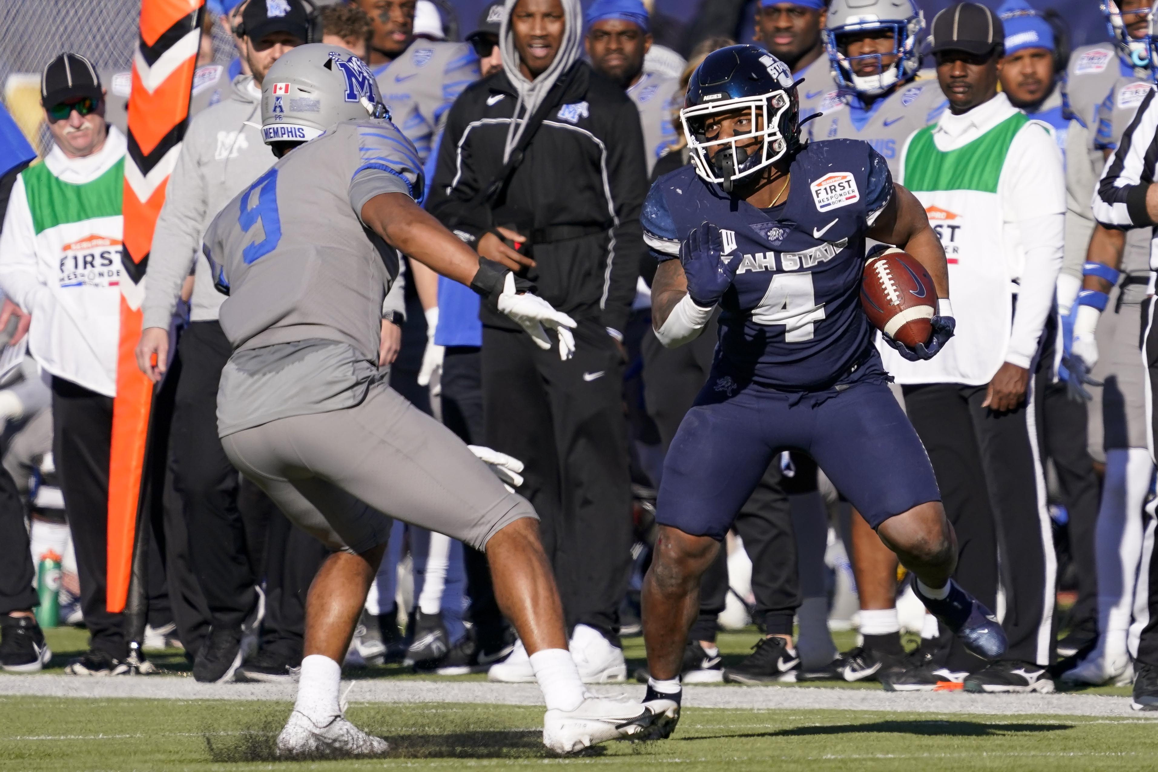 Utah State Football Will Play Memphis in SERVPRO First Responder Bowl -  Utah State University Athletics