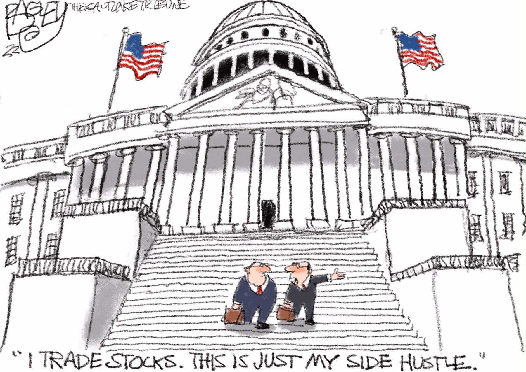 cartoon senate building