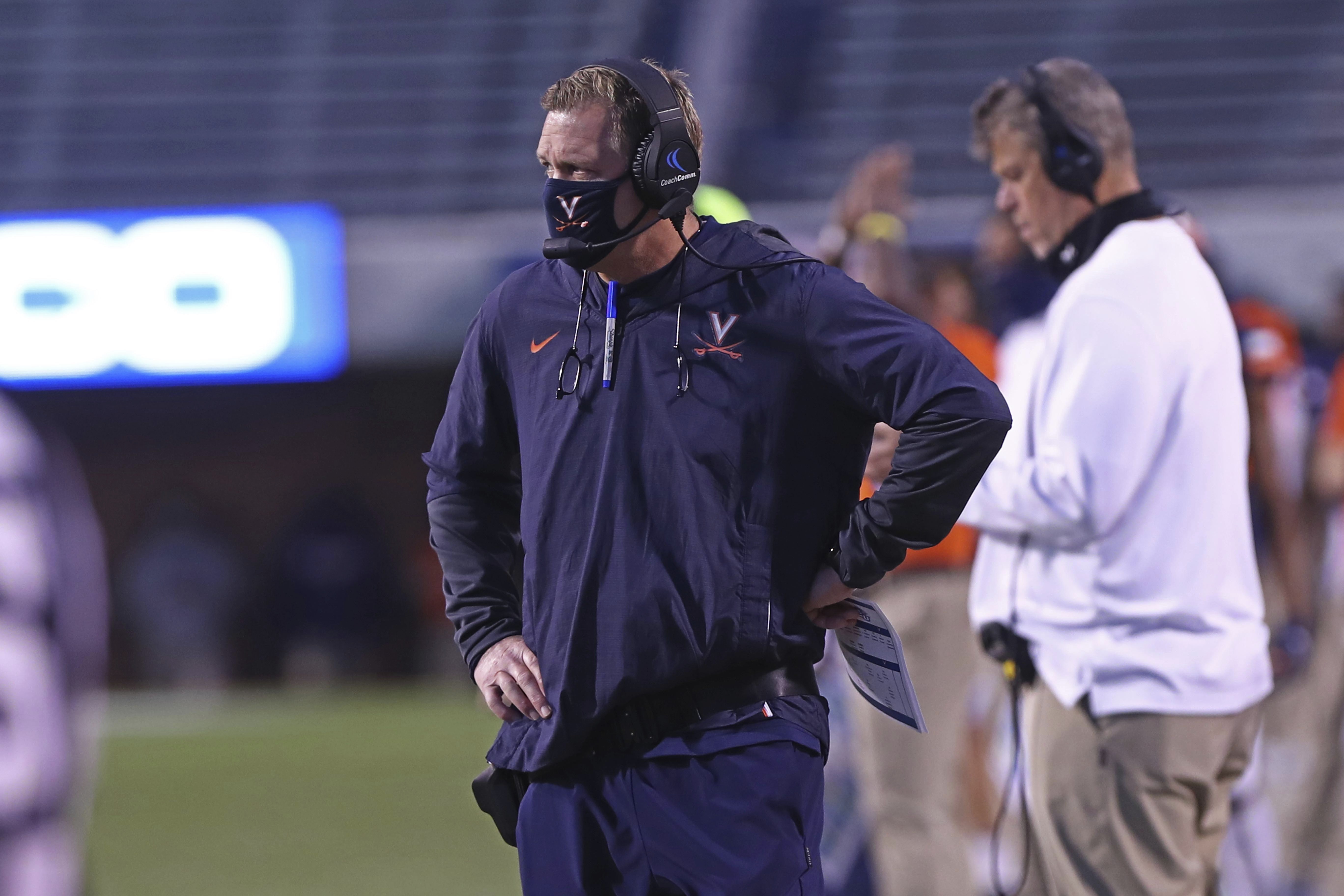 Like old times: Mendenhall faces BYU as coach of Virginia - The San Diego  Union-Tribune