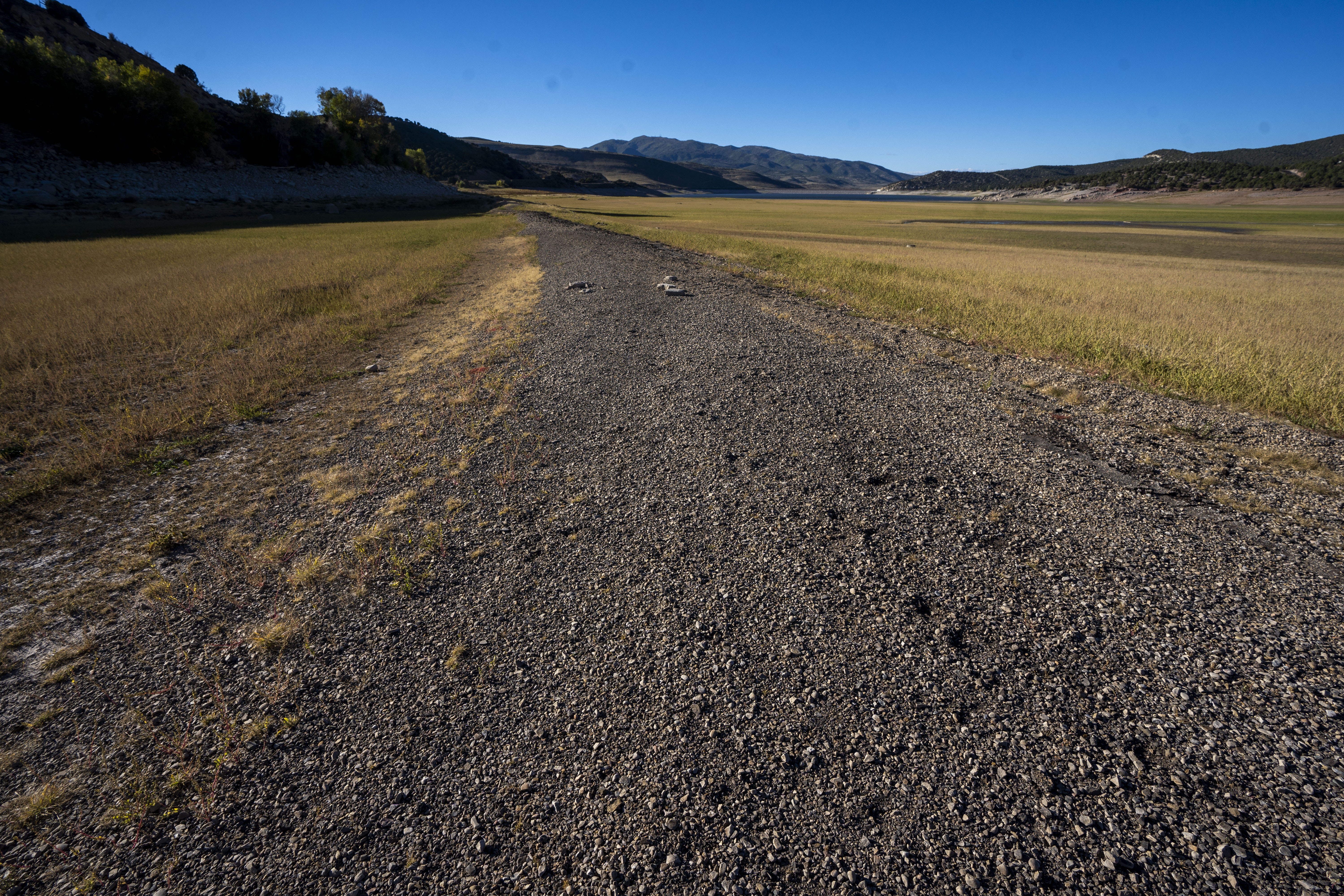 Receded Reservoir Uncovers Ghost Town in Utah During Drought