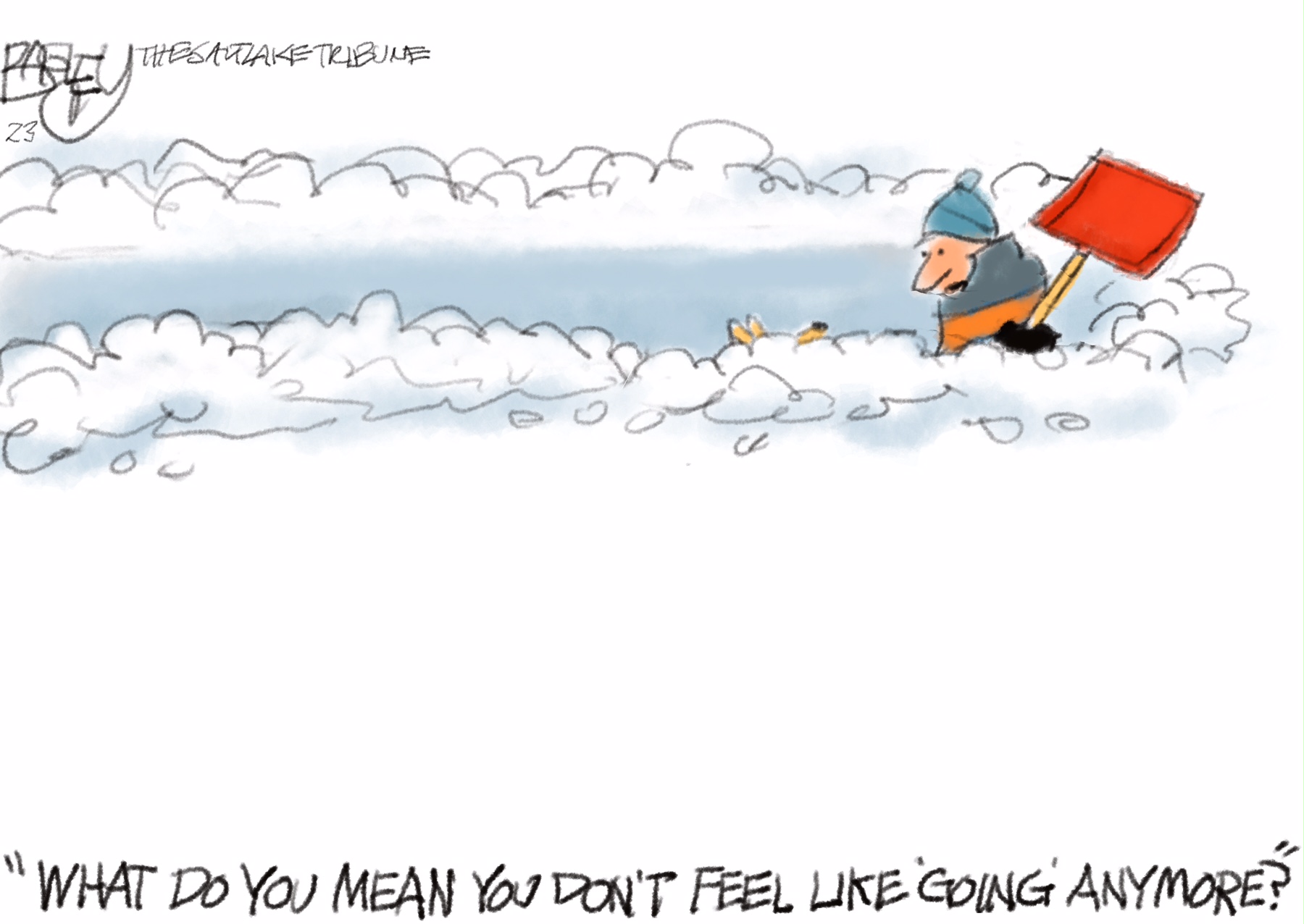 Bagley Cartoon: Snow Job - The Salt Lake Tribune