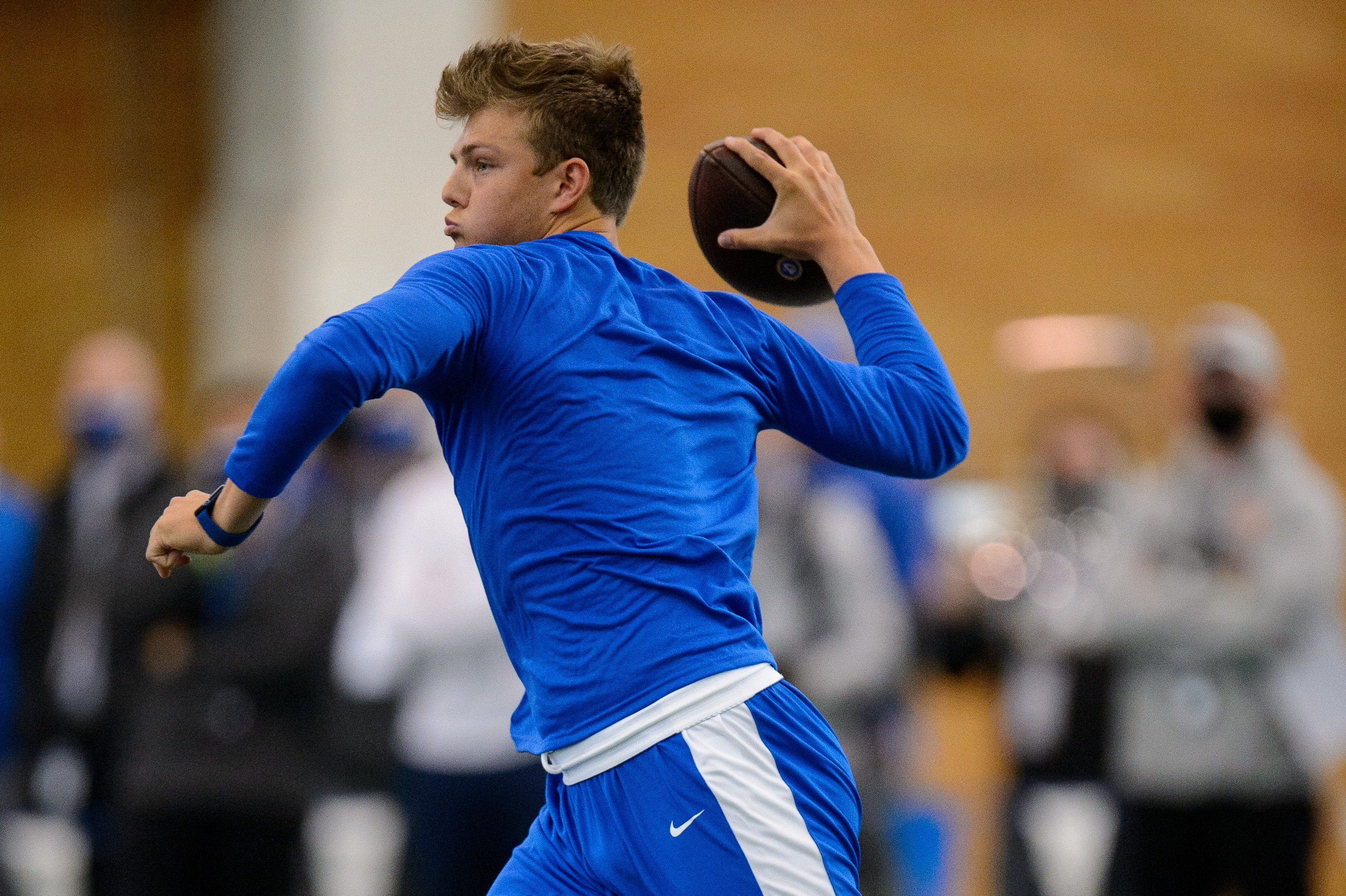 Watch: Cougars quarterback Zach Wilson shows off arm strength at BYU pro  day 