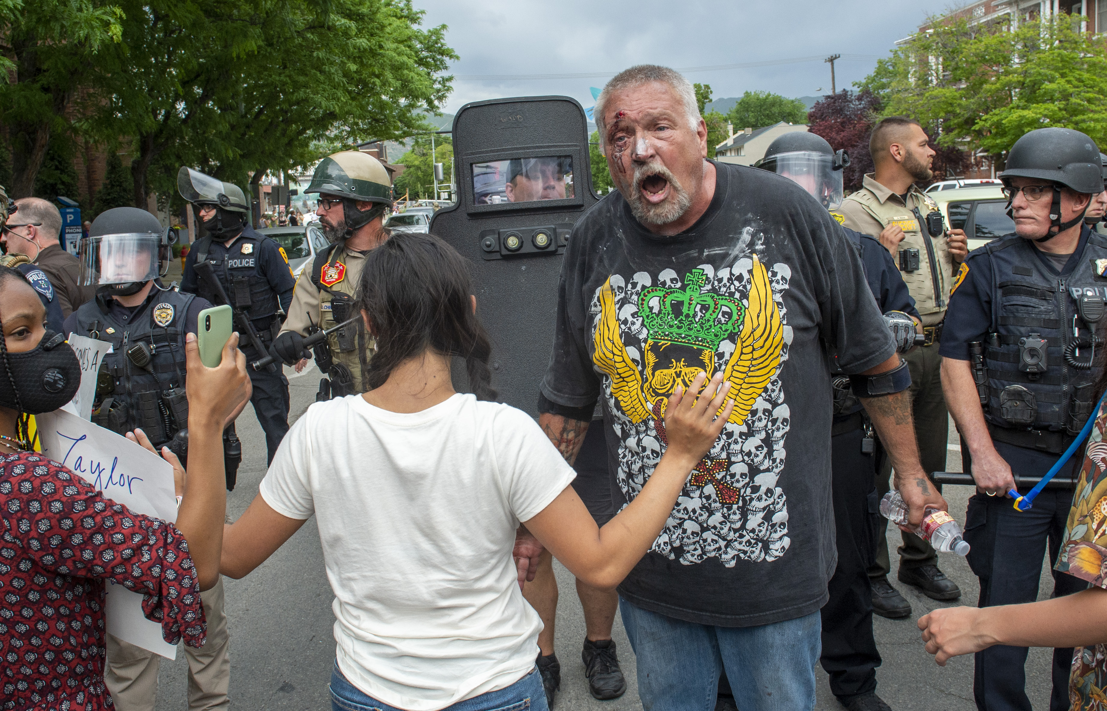 Man who drew bow and arrow on Salt Lake City protesters pleads guilty