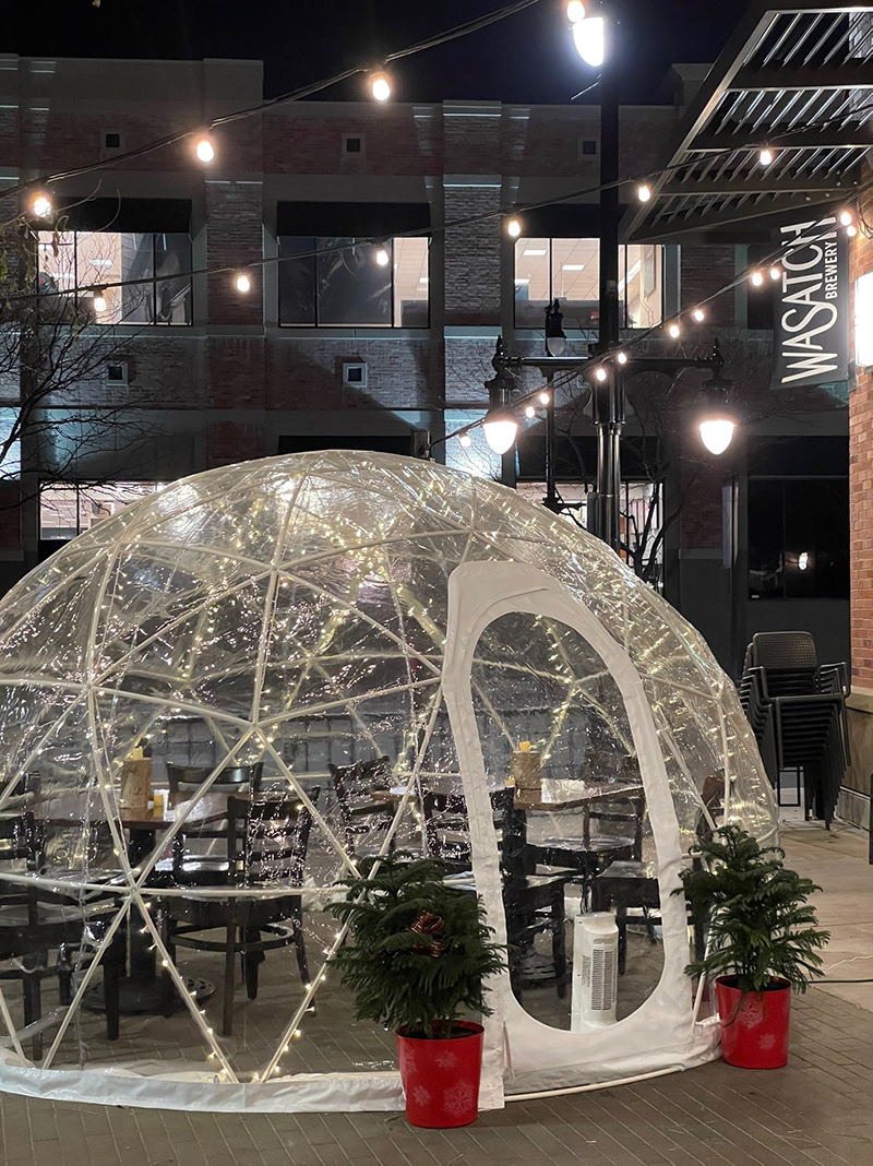 KOP's Private Igloo Dining Is Lit
