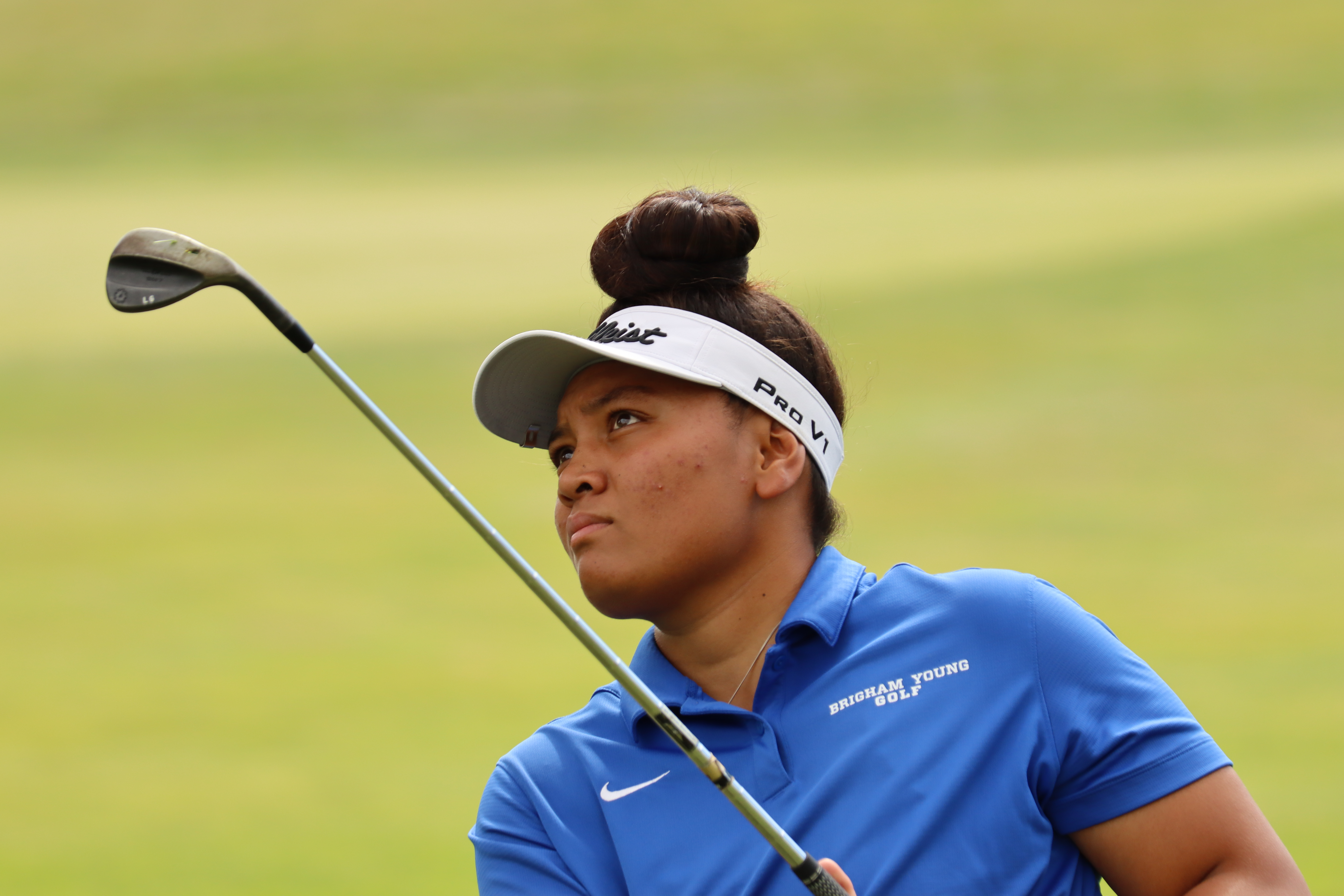 BYU Cougar golfer Lila Galeai won a hard-fought title in the Utah Womens State Amateur tournament. photo