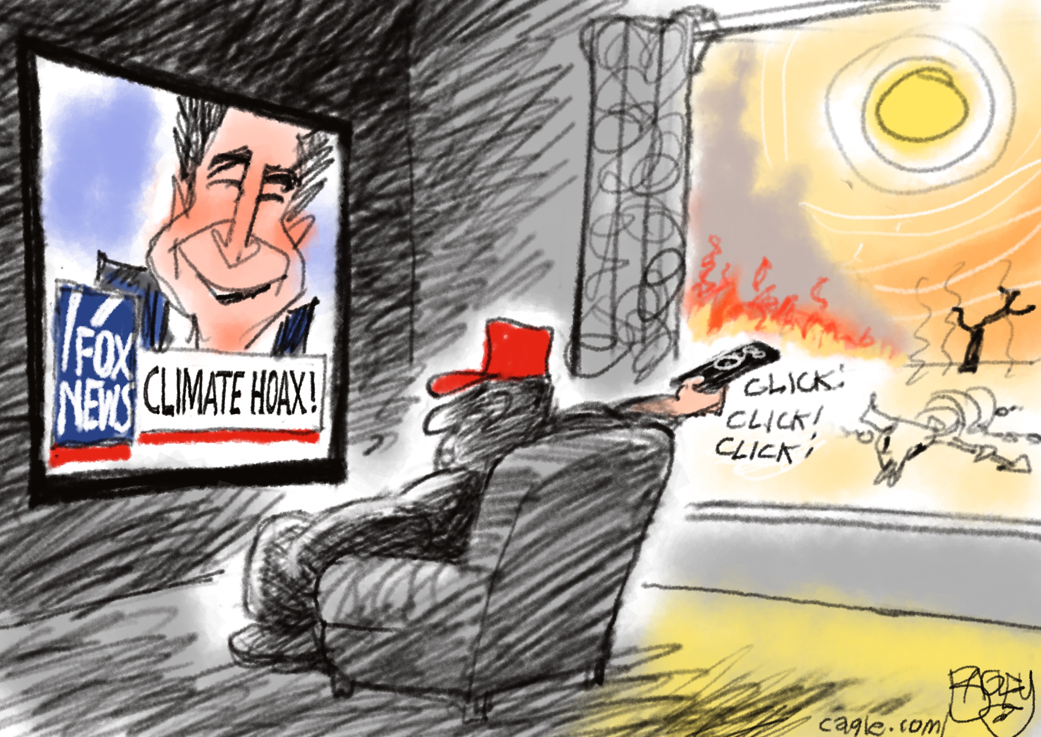 Bagley Cartoon: In the Dark - The Salt Lake Tribune