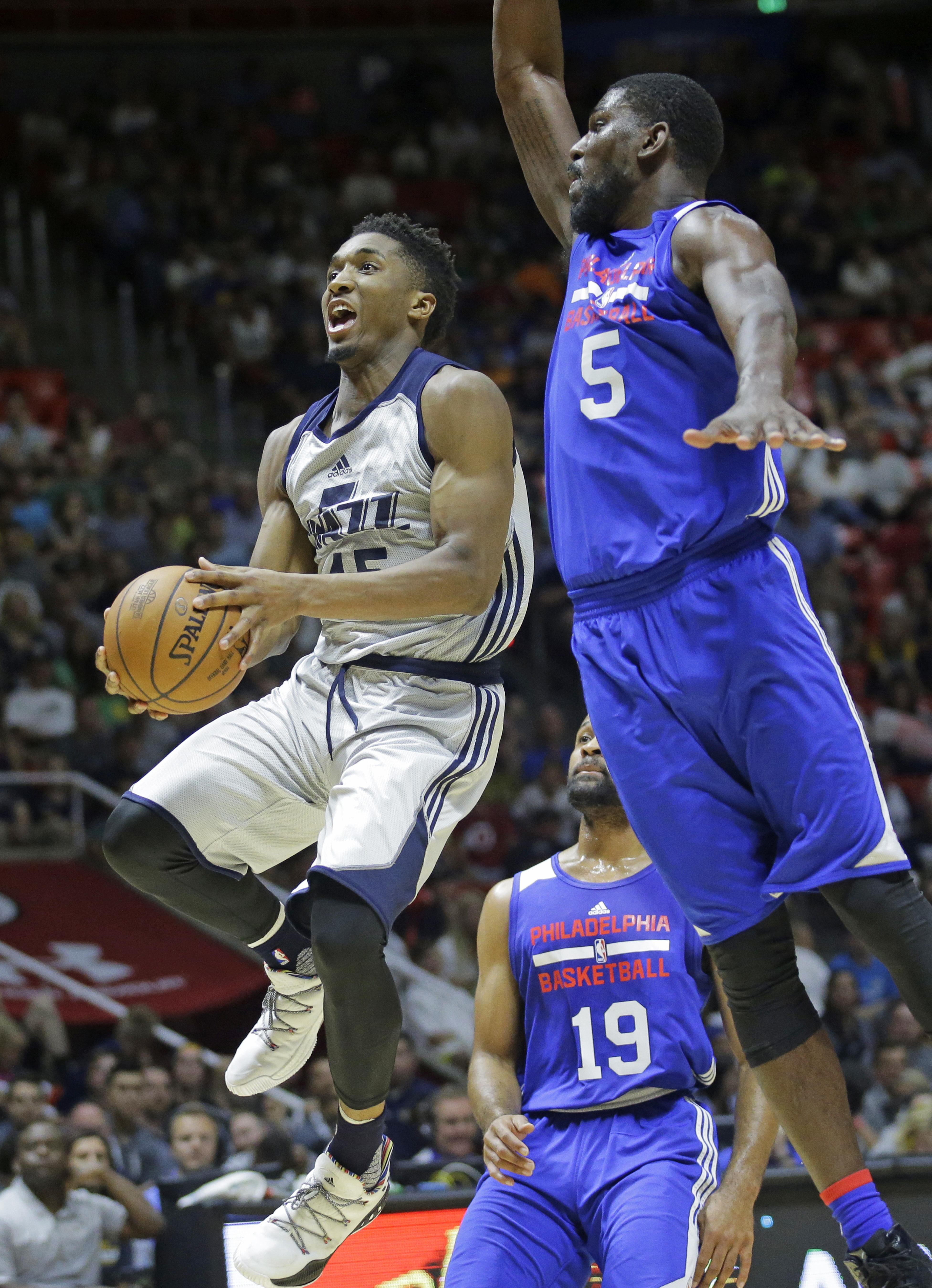 Utah Jazz rookie Donovan Mitchell was star of summer; now the real