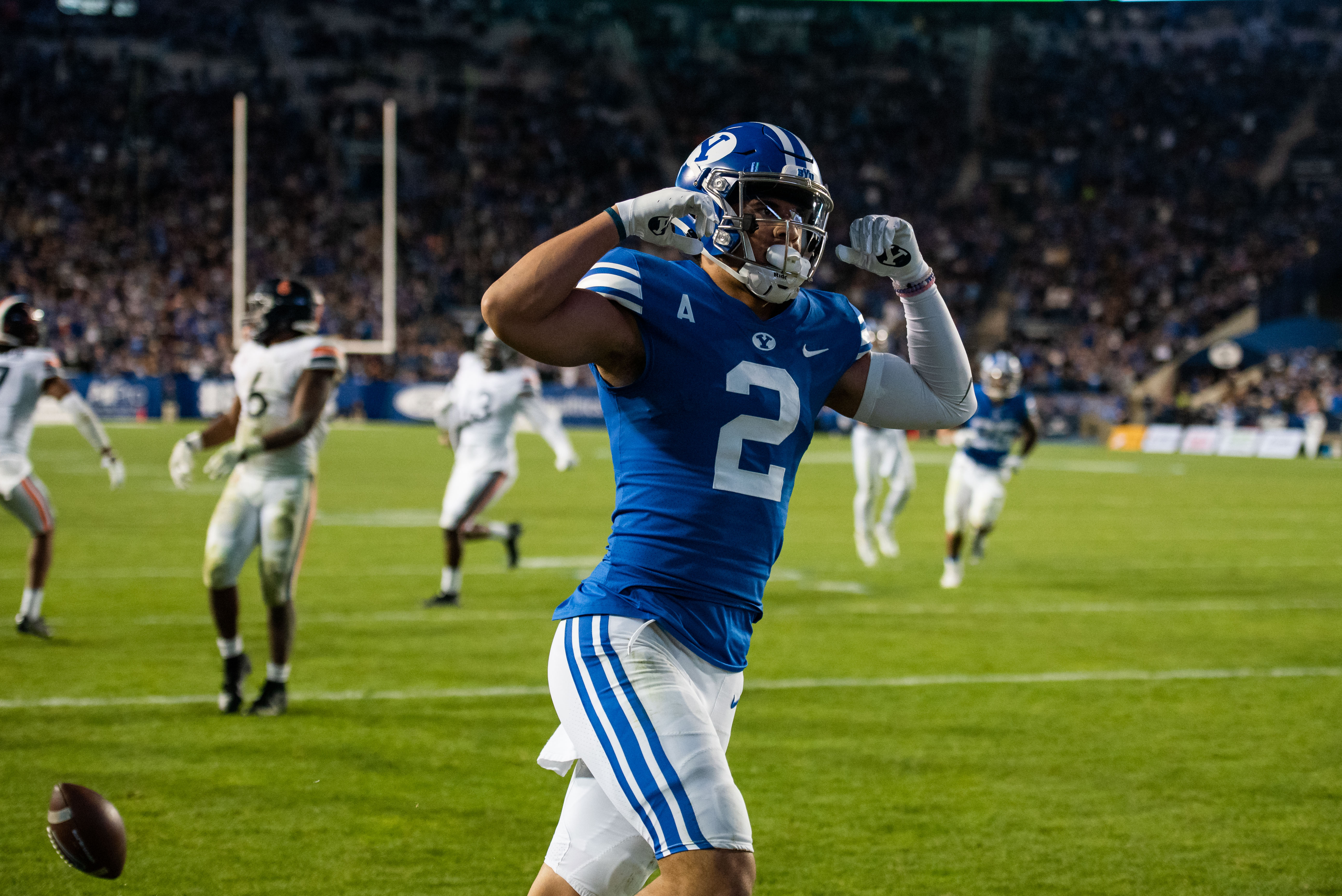 'I am out here playing for you': BYU's Tyler Allgeier and his #F