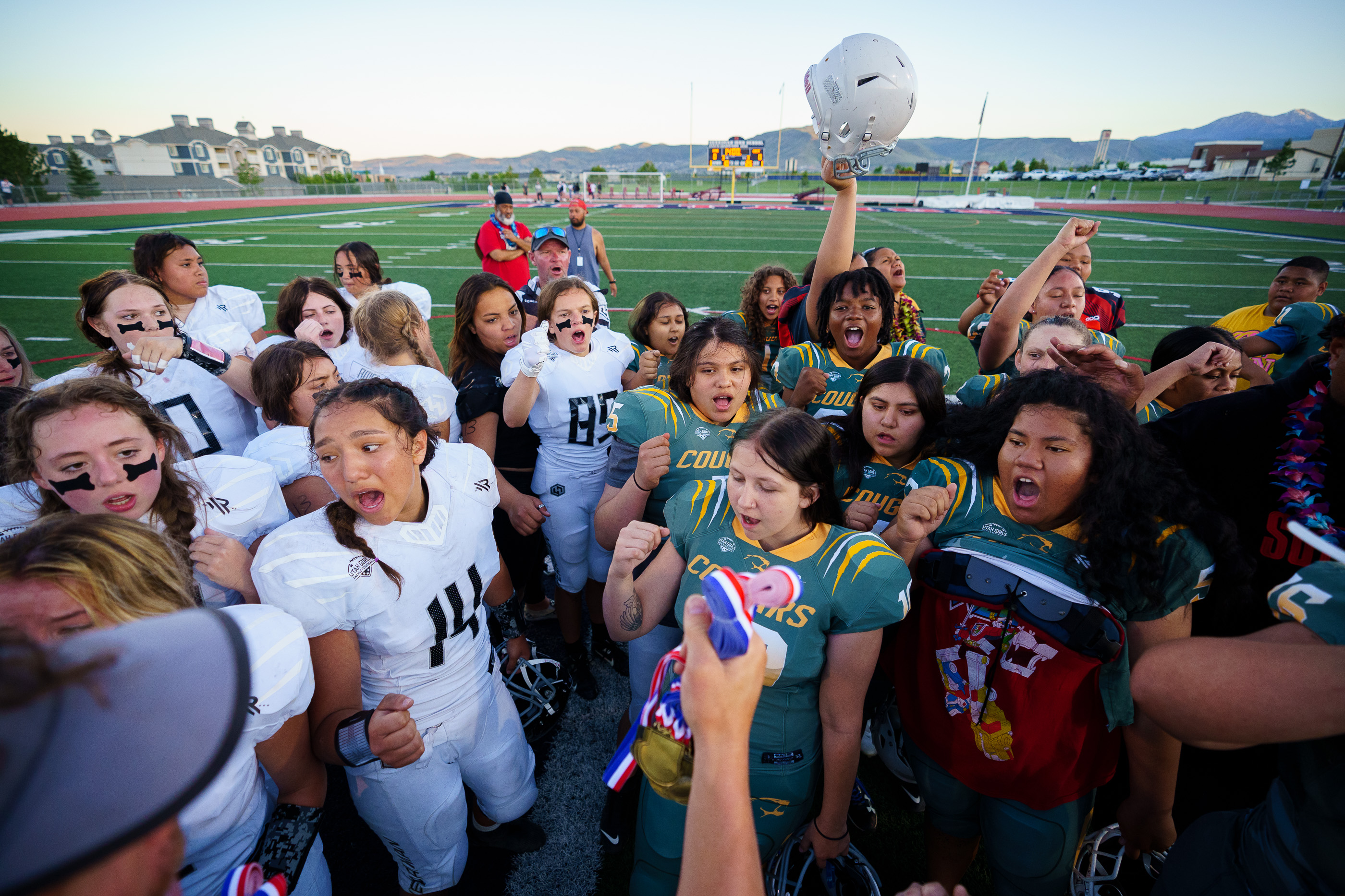 Here's what spirit, speed and grit looked like at championship games in the  Utah Girls Tackle Football League