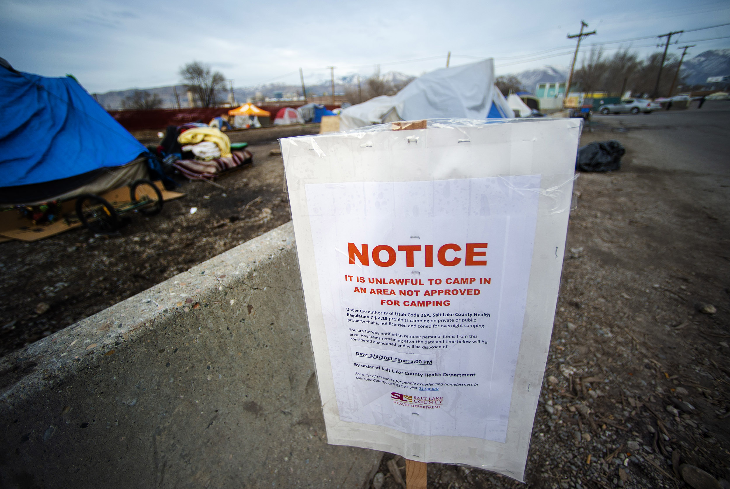 Many Of The Dozens Of Unsheltered Individuals Who Have Been Living At Camp Last Hope Have Moved To Smaller Encampments In The City Ahead Of A Scheduled Health Department Cleanup