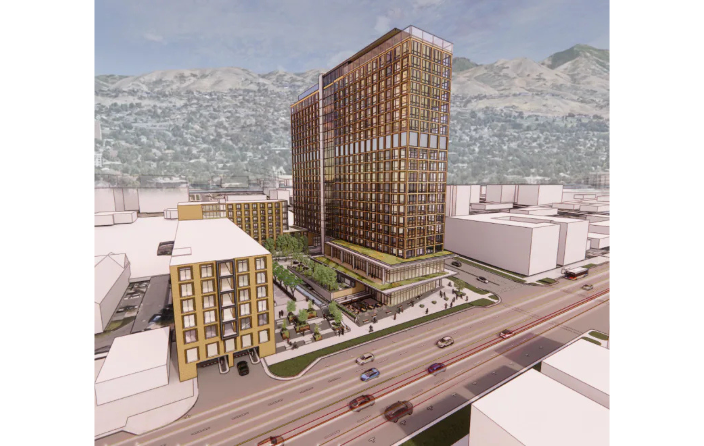 sltrib.com - Planned SLC skyscraper has historic church on edge