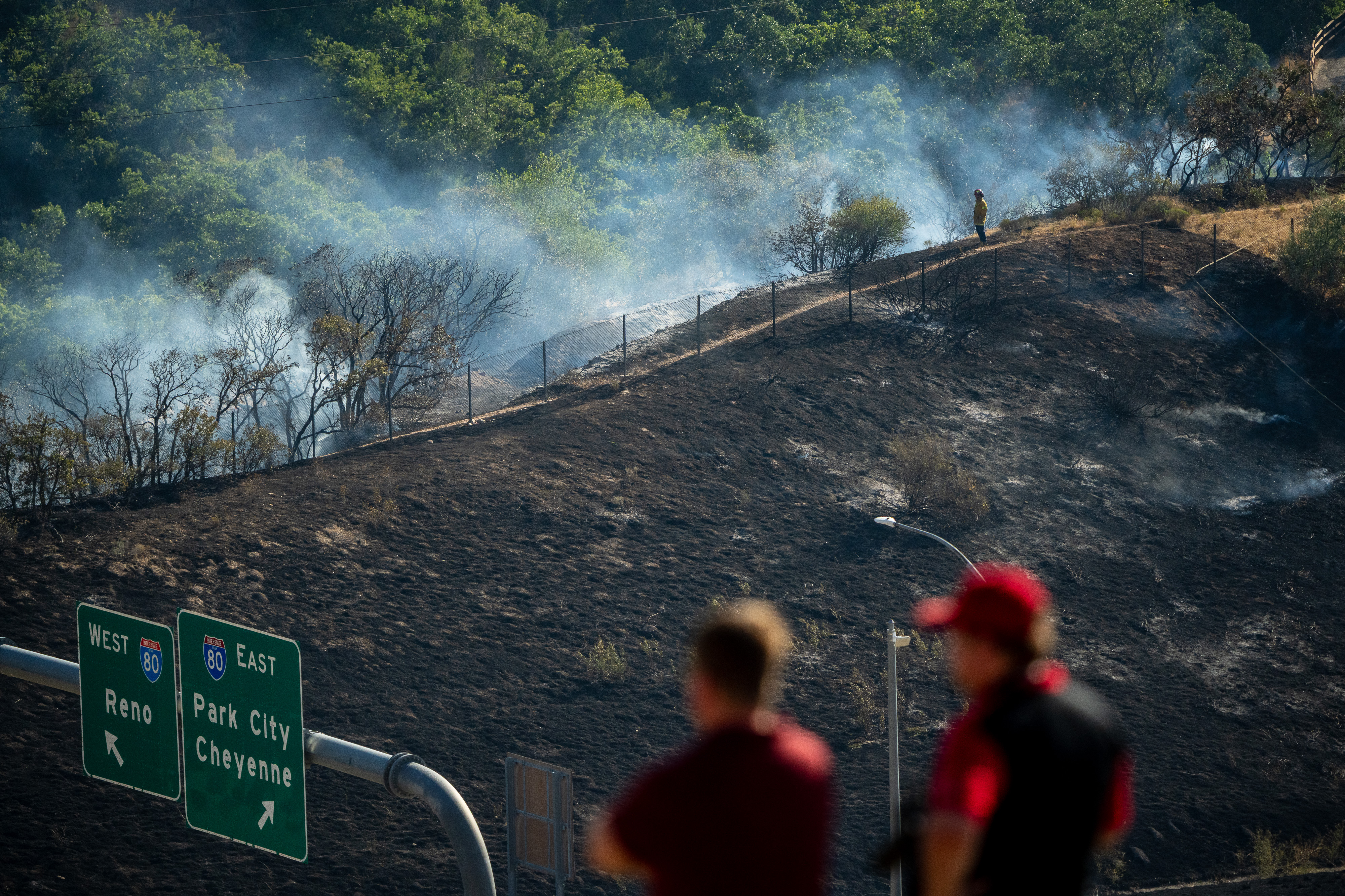 I-80 fire: Flames in Salt Lake City near Parleys Canyon disrupt