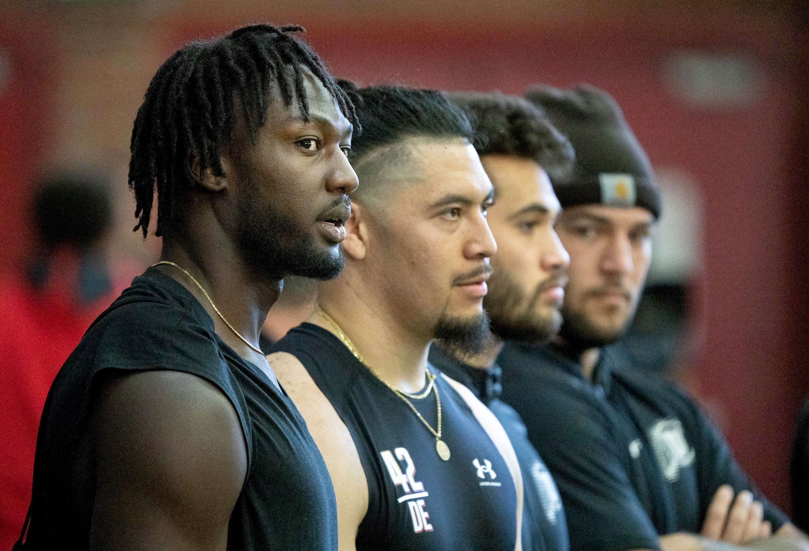 How did Utes Britain Covey and T.J. Pledger look at Utah Pro Day?