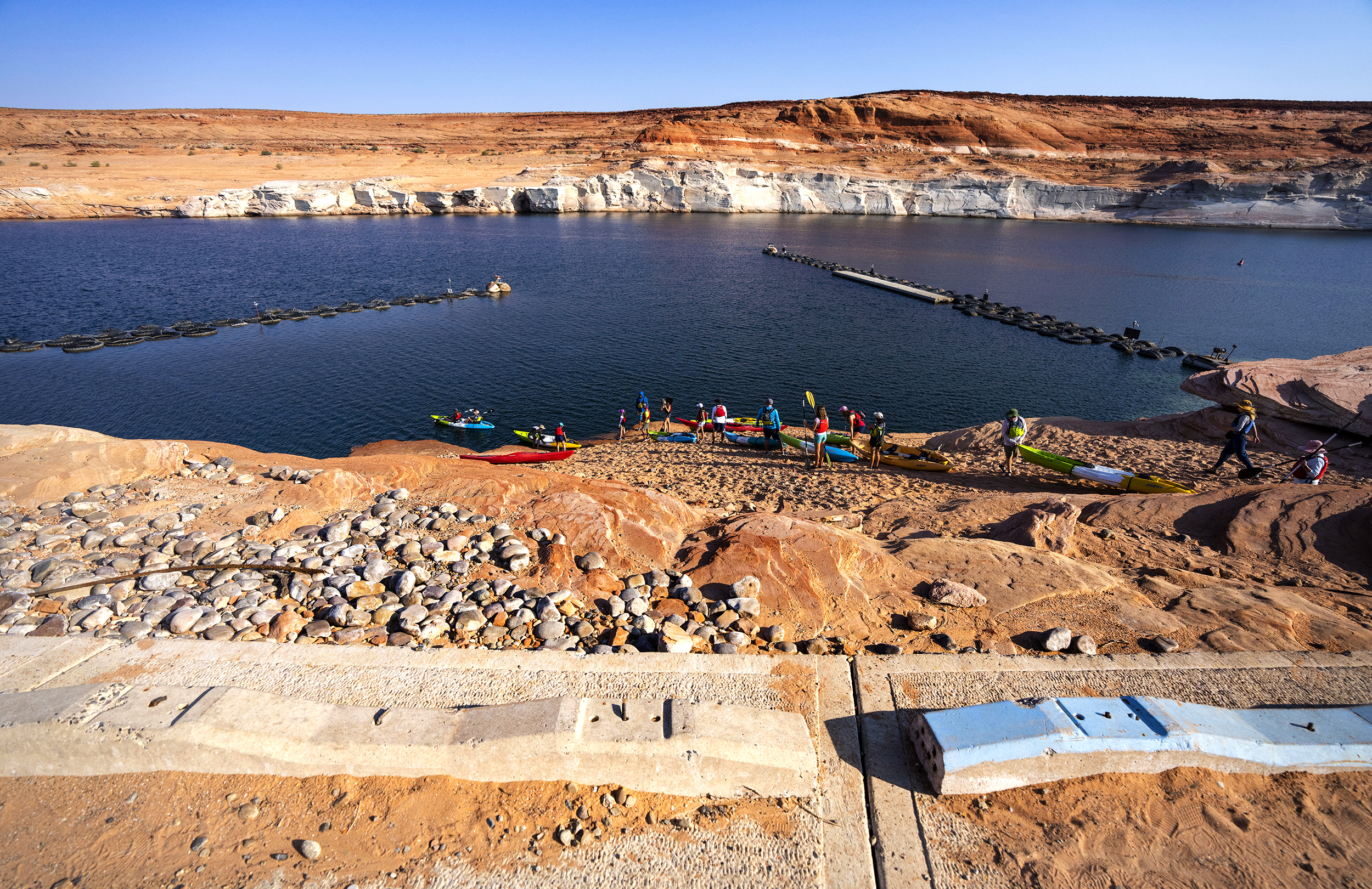 National Park Service Struggles To Keep Boat Ramps Open As Lake Powell Hits Historic Low