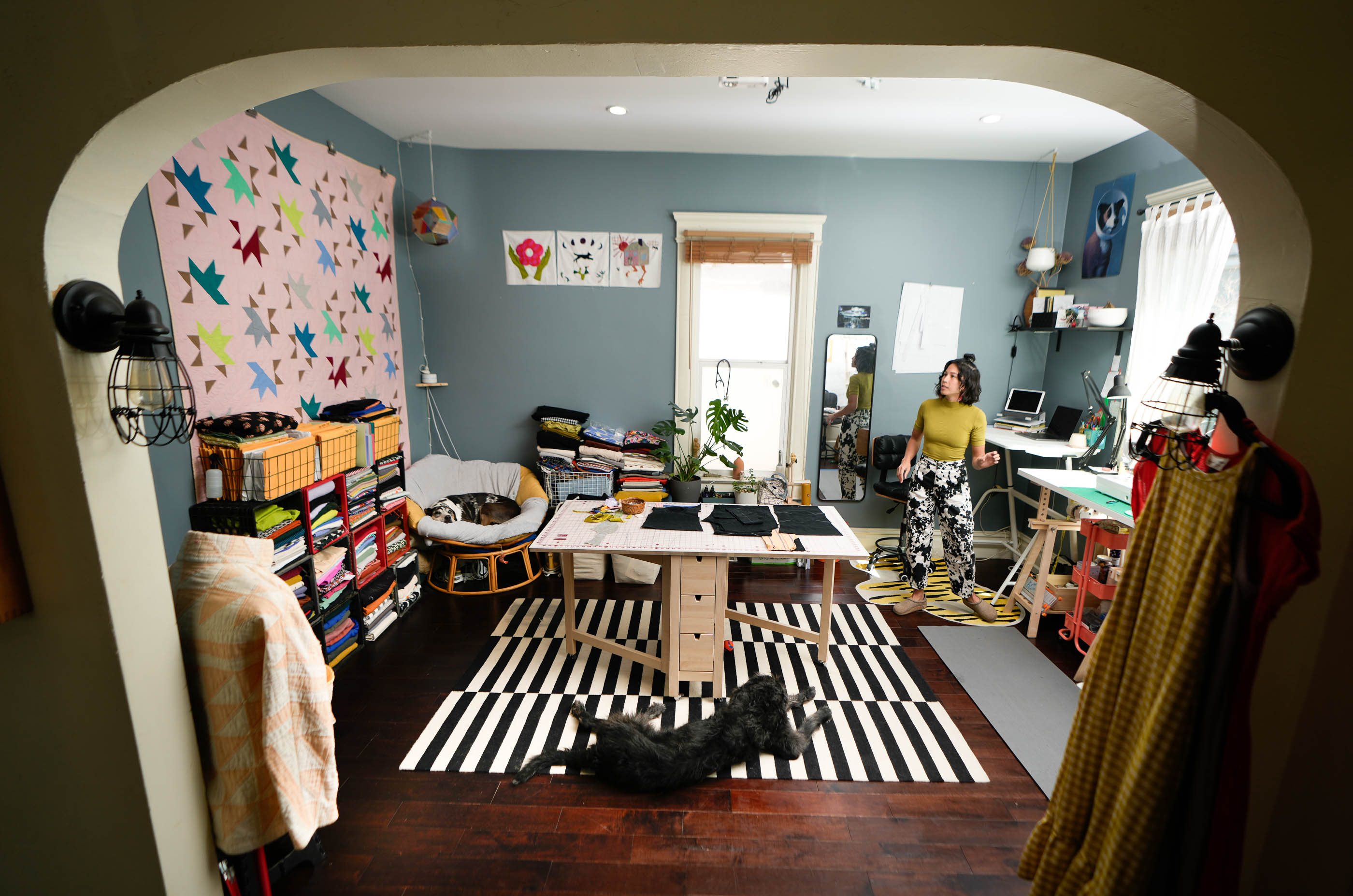 studio of a dress designer or needlemaker Differences Between Tailor, Seamstress, Dressmaker And Fashion Designer   Hello Sewing