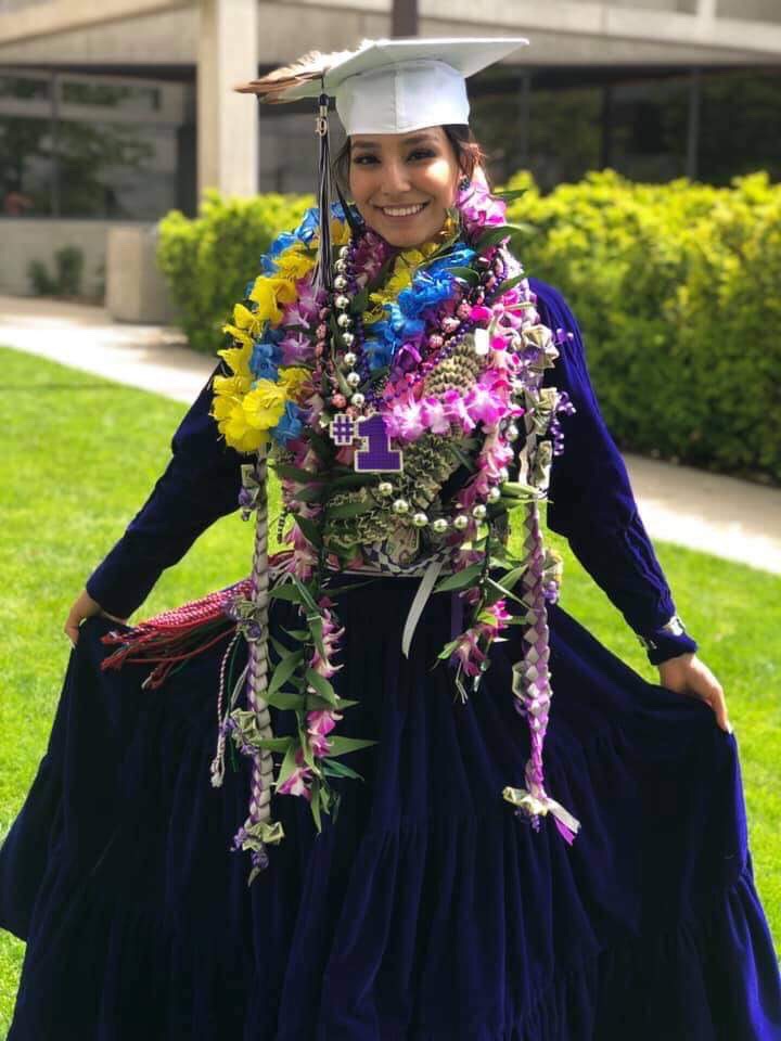 A Navajo student had eagle feathers on her graduation cap. Her Utah school  told her to take them off  or she couldn't walk across the stage.