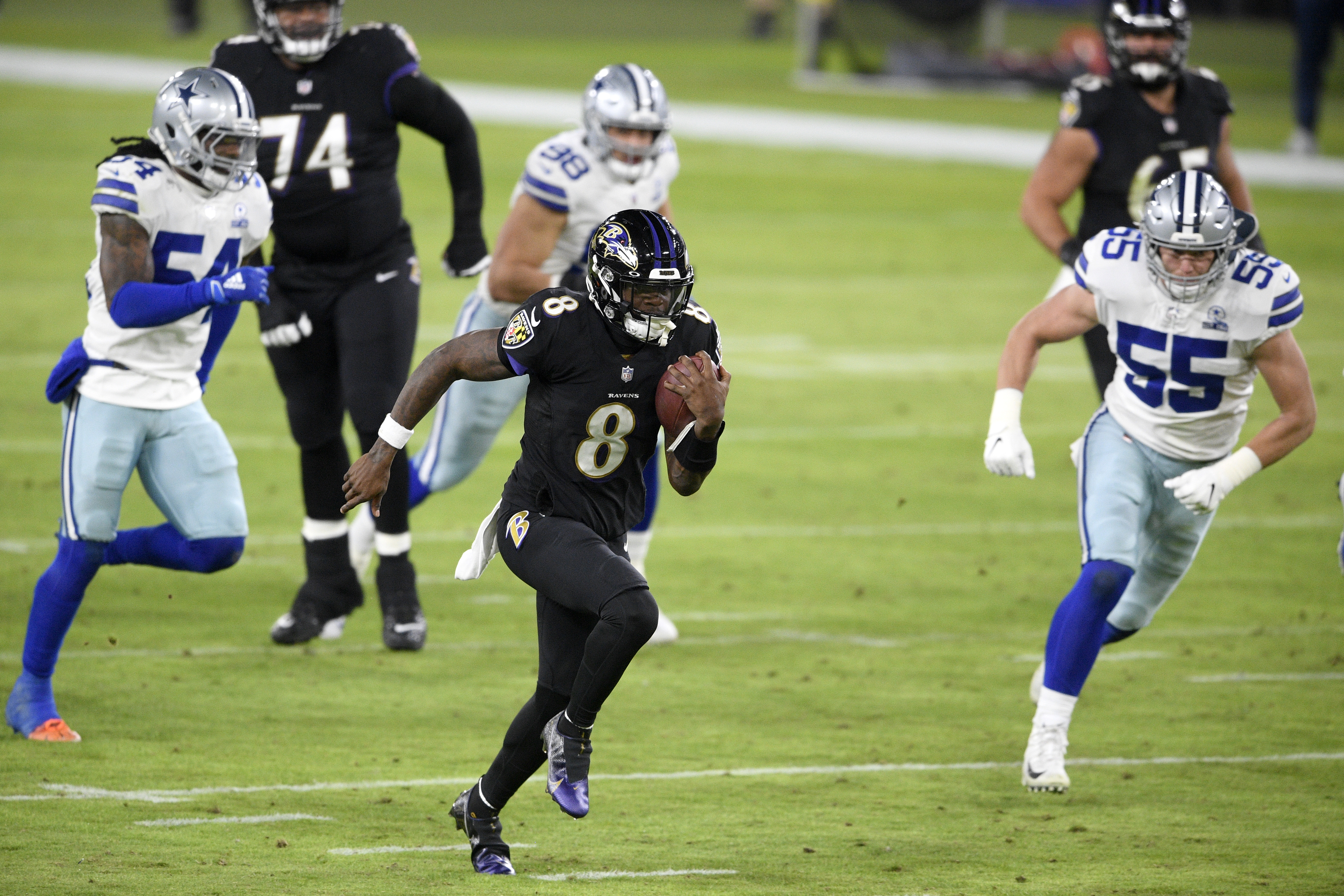 Jackson, Ravens run past Cowboys 34-17 to end 3-game slide