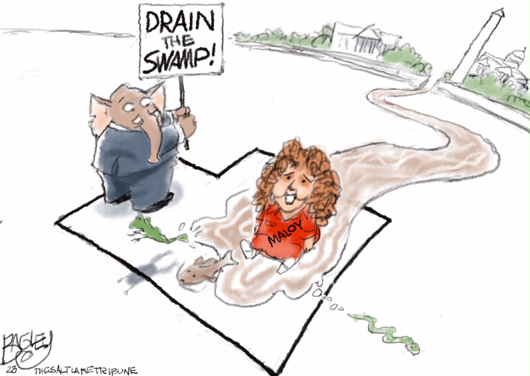 Bagley Cartoon: Meep! Meep! - The Salt Lake Tribune