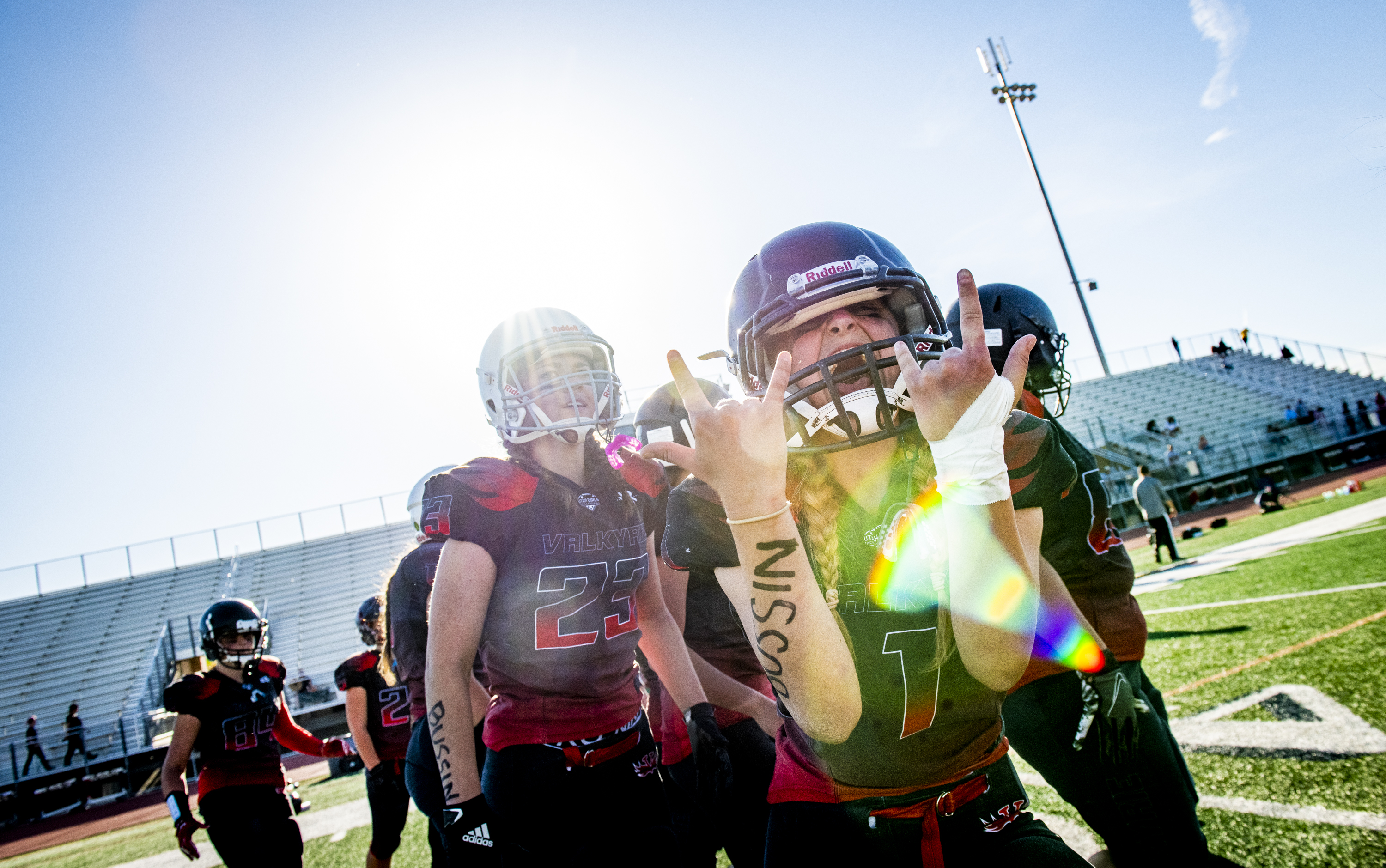 Here's what spirit, speed and grit looked like at championship games in the  Utah Girls Tackle Football League