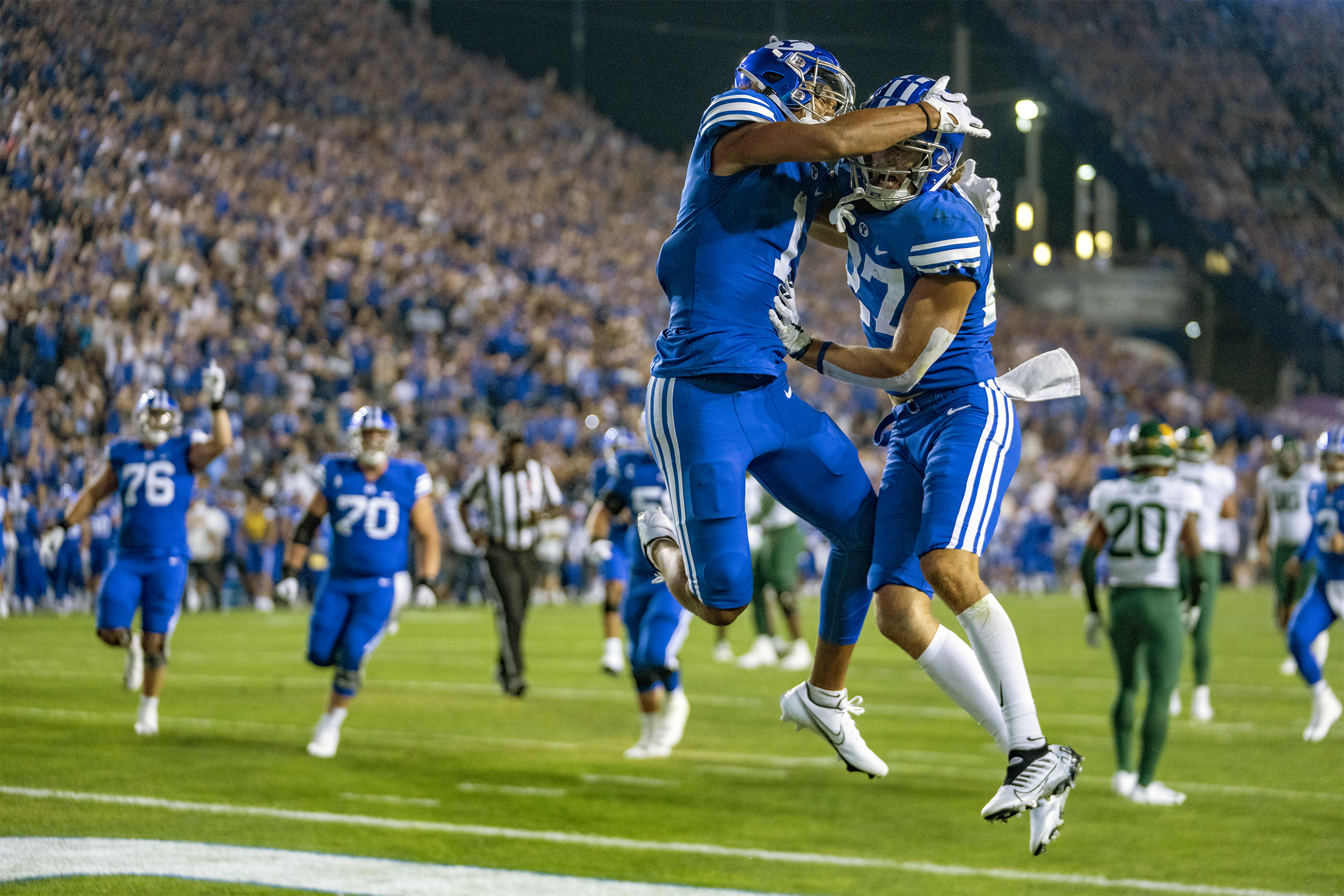 Former BYU Stars Interact After Sunday Night Football