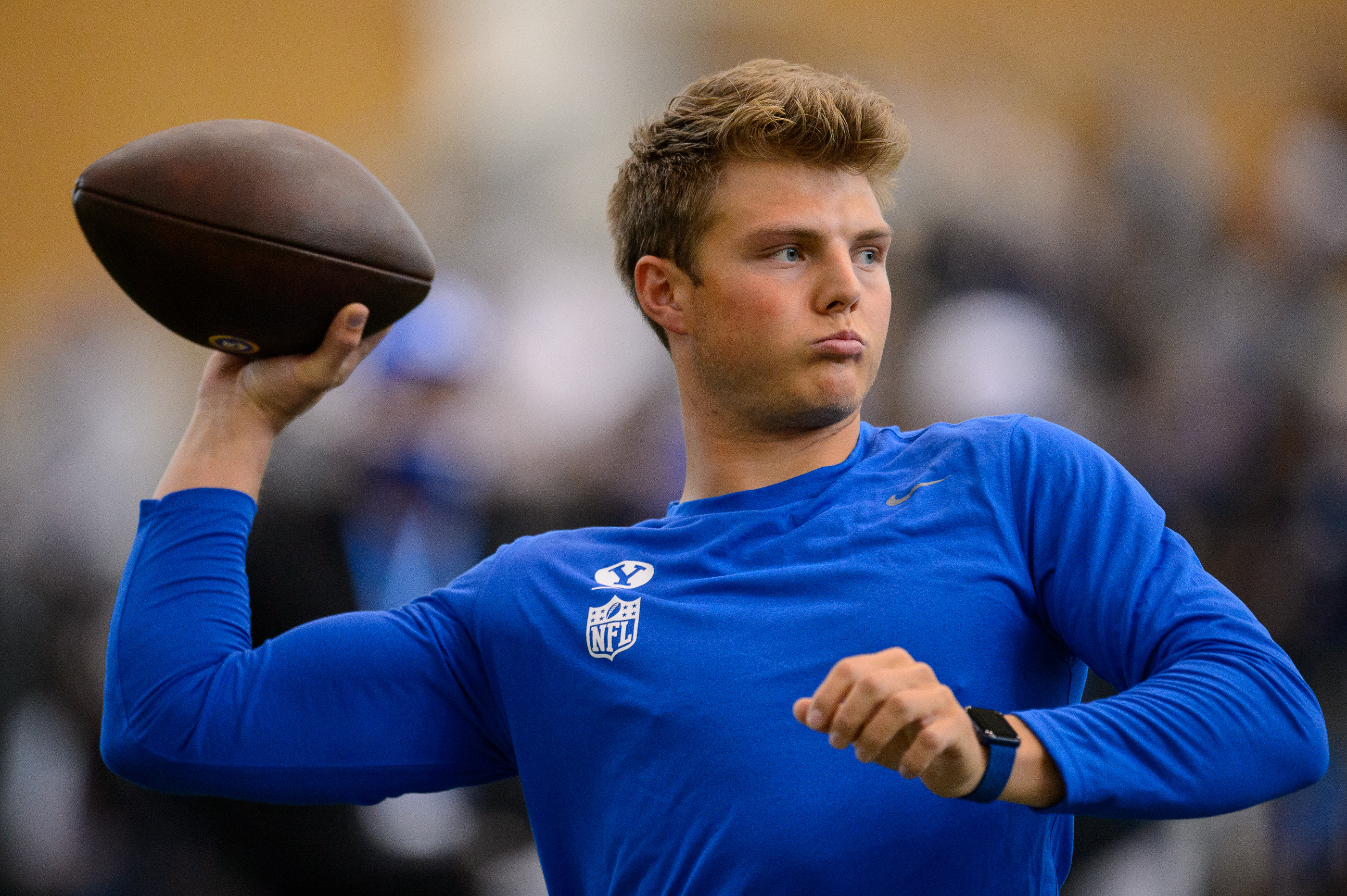 BYU quarterback Zach Wilson shines on pro day in Provo