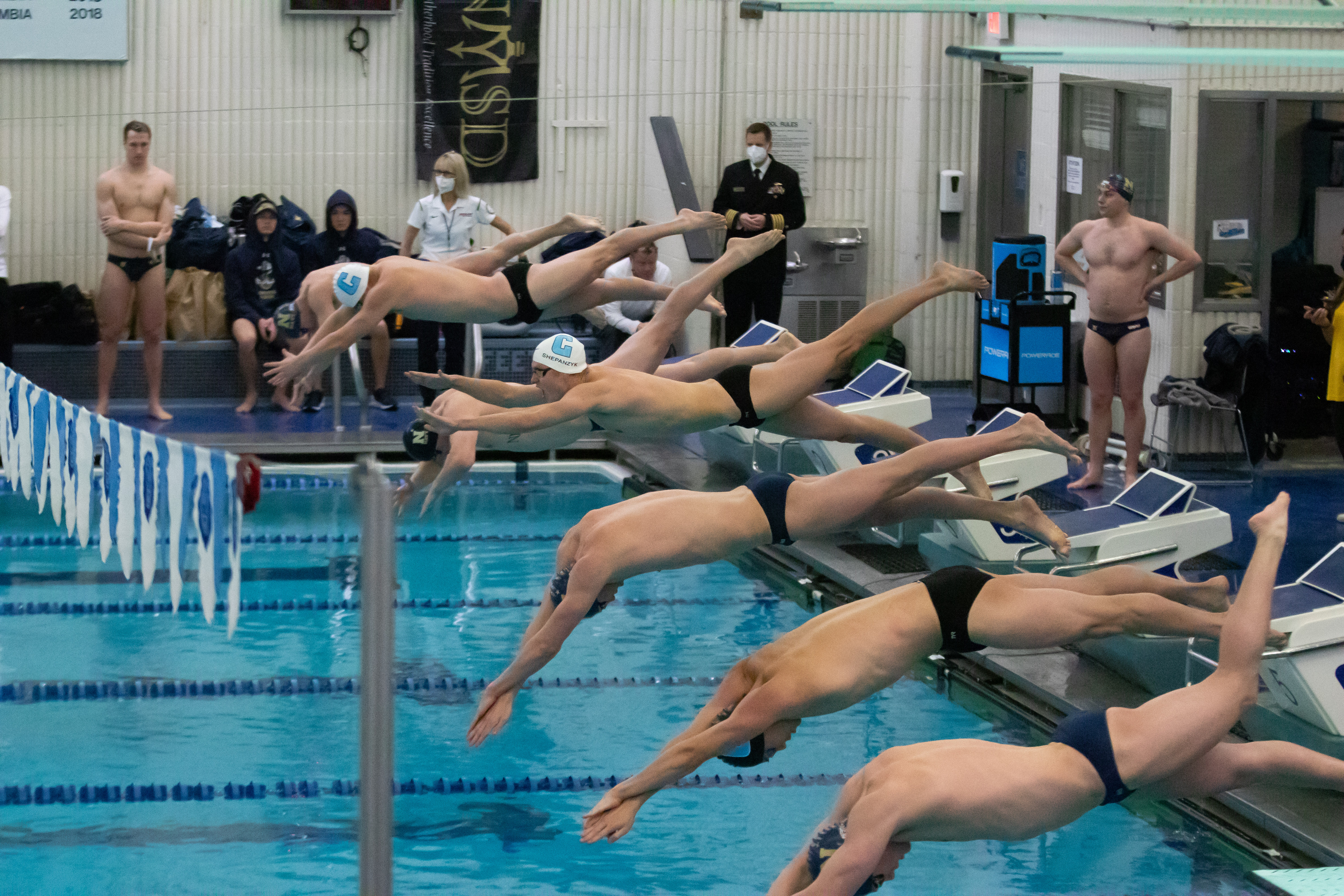 Women's swimming and diving clinches third consecutive ECAC Winter  Championships title