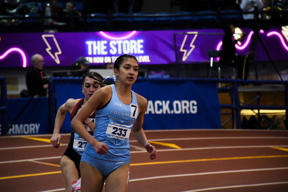 Track and field participate in the UCONN Northeast Challenge and Larry