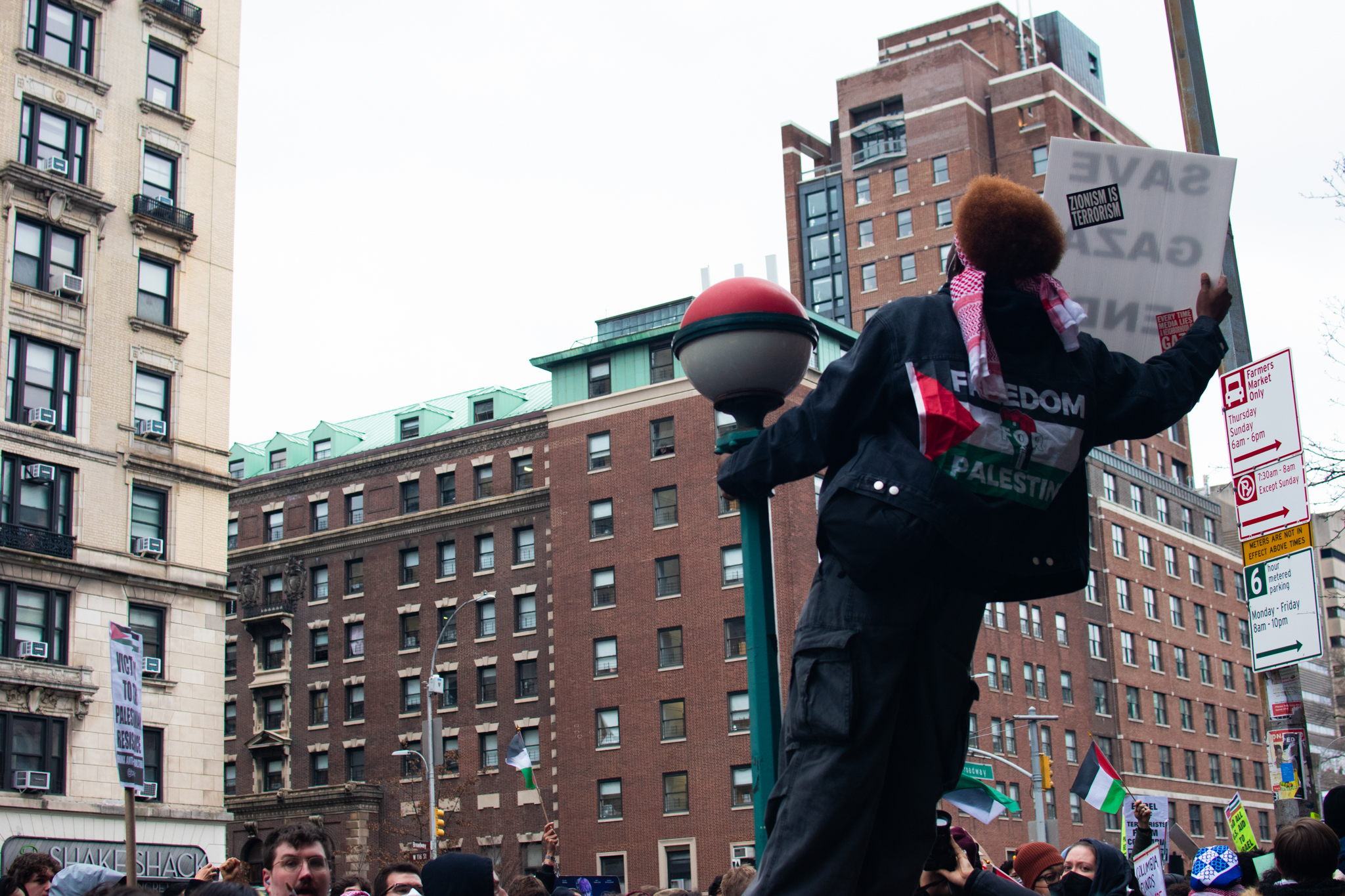 In Focus: The ‘All Out For Palestine’ protest at Columbia’s gates