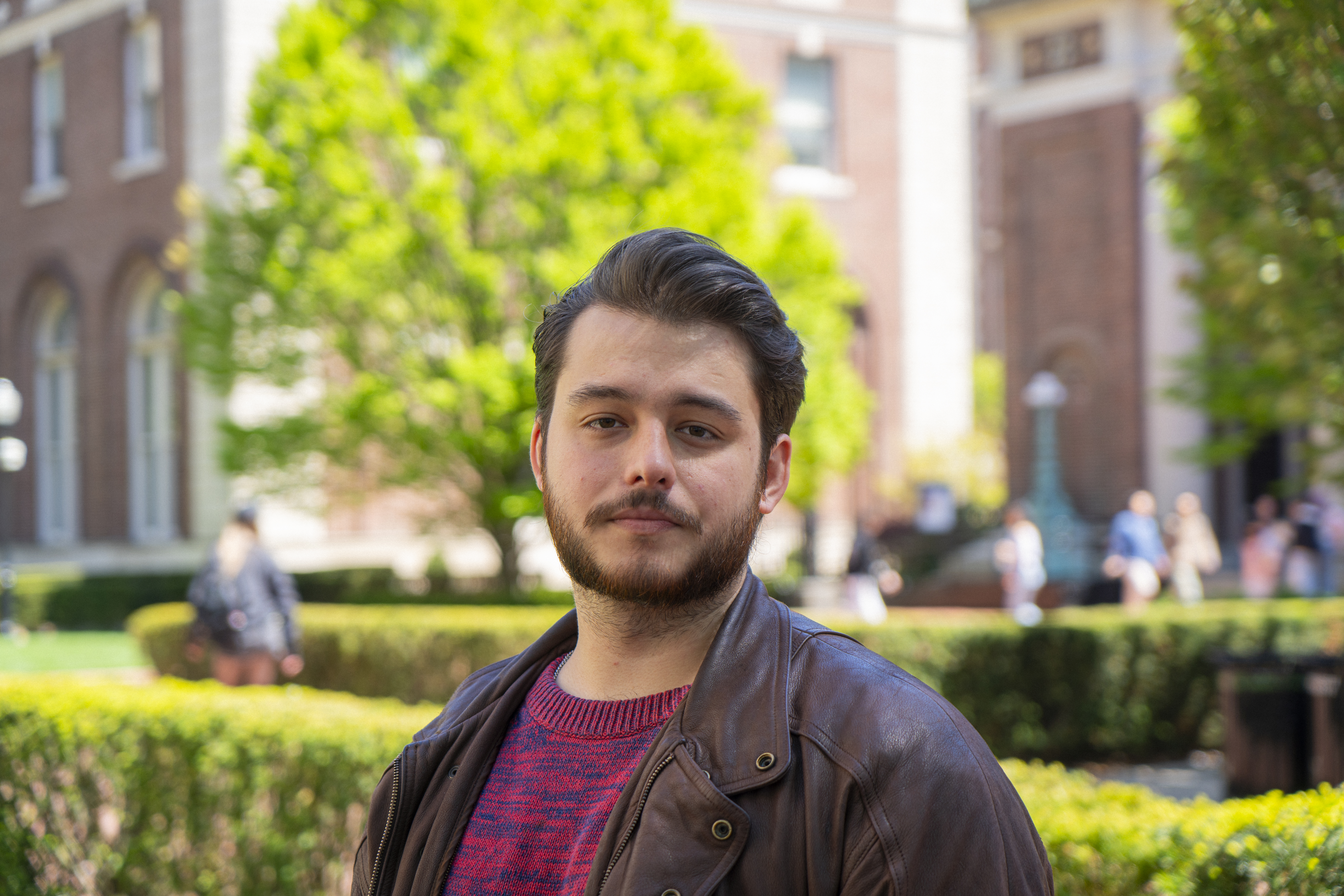 Columbia Political Review editor in chief Adam Kinder, CC ’26, wants you to read, write, and ‘get angry’