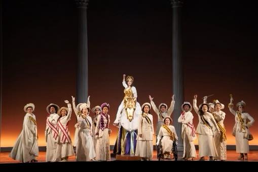 Review: Broadway’s ‘Suffs’ suffers from activism your aunt will love