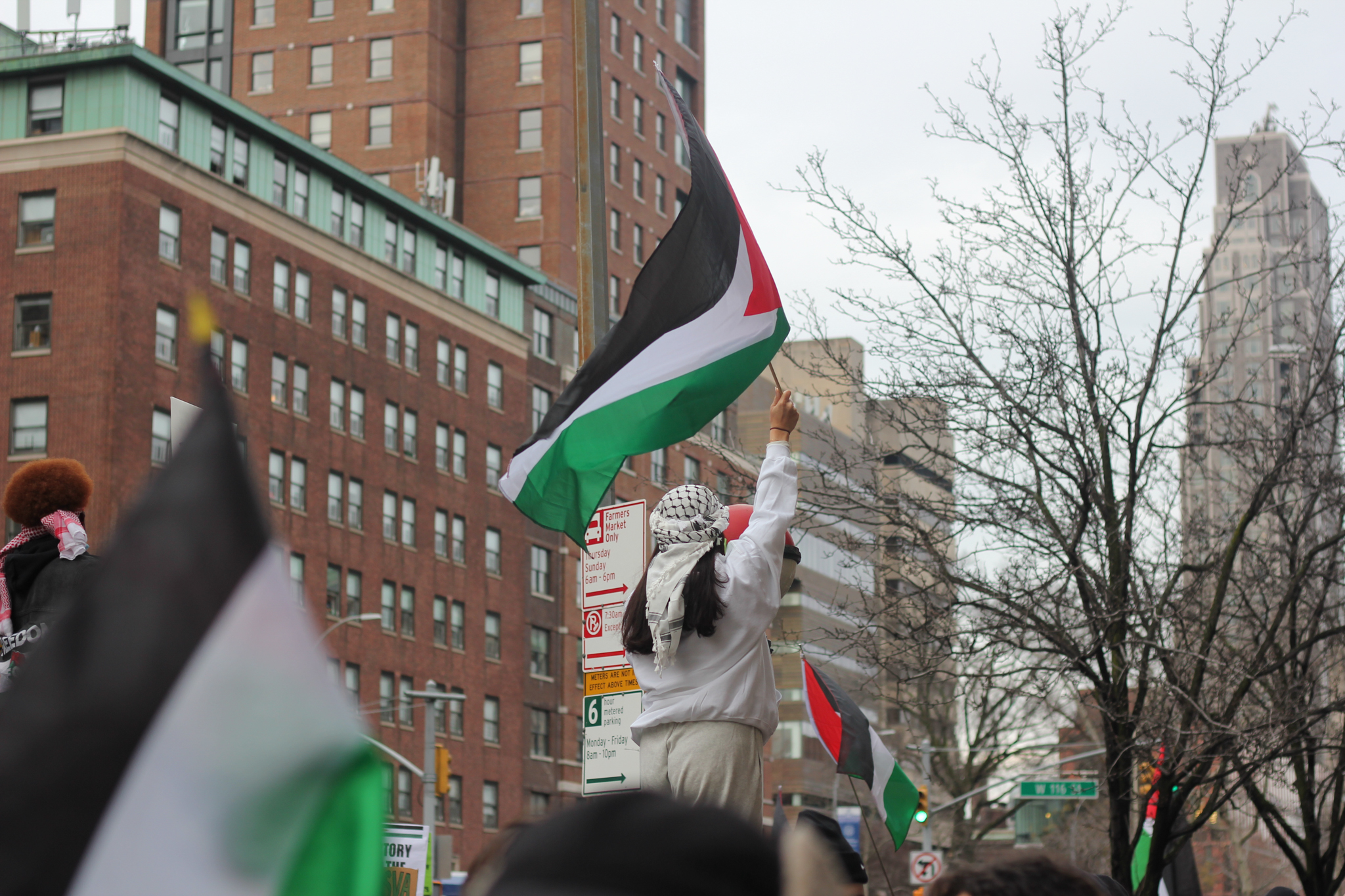 In Focus: The ‘All Out For Palestine’ Protest At Columbia’s Gates