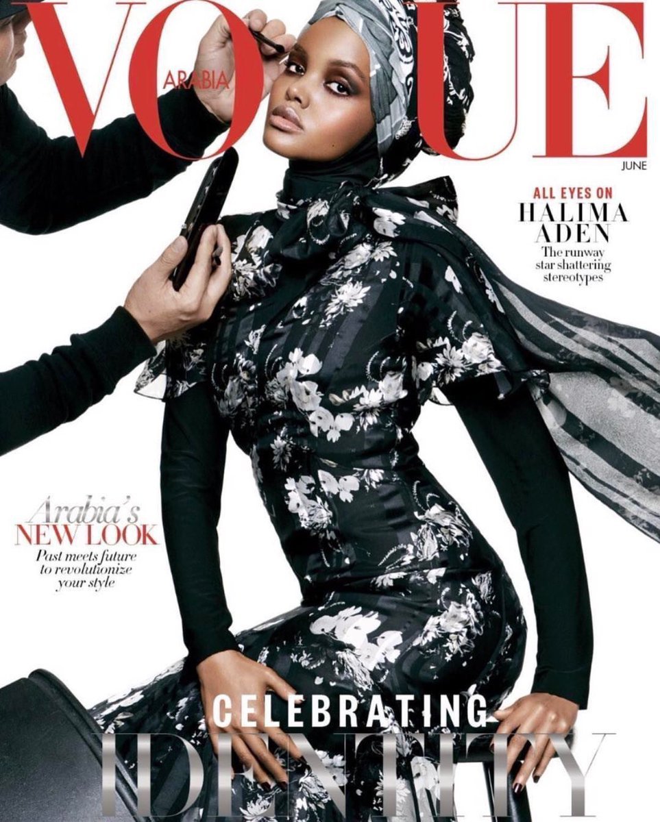 St. Cloud model appears on cover of Vogue Arabia